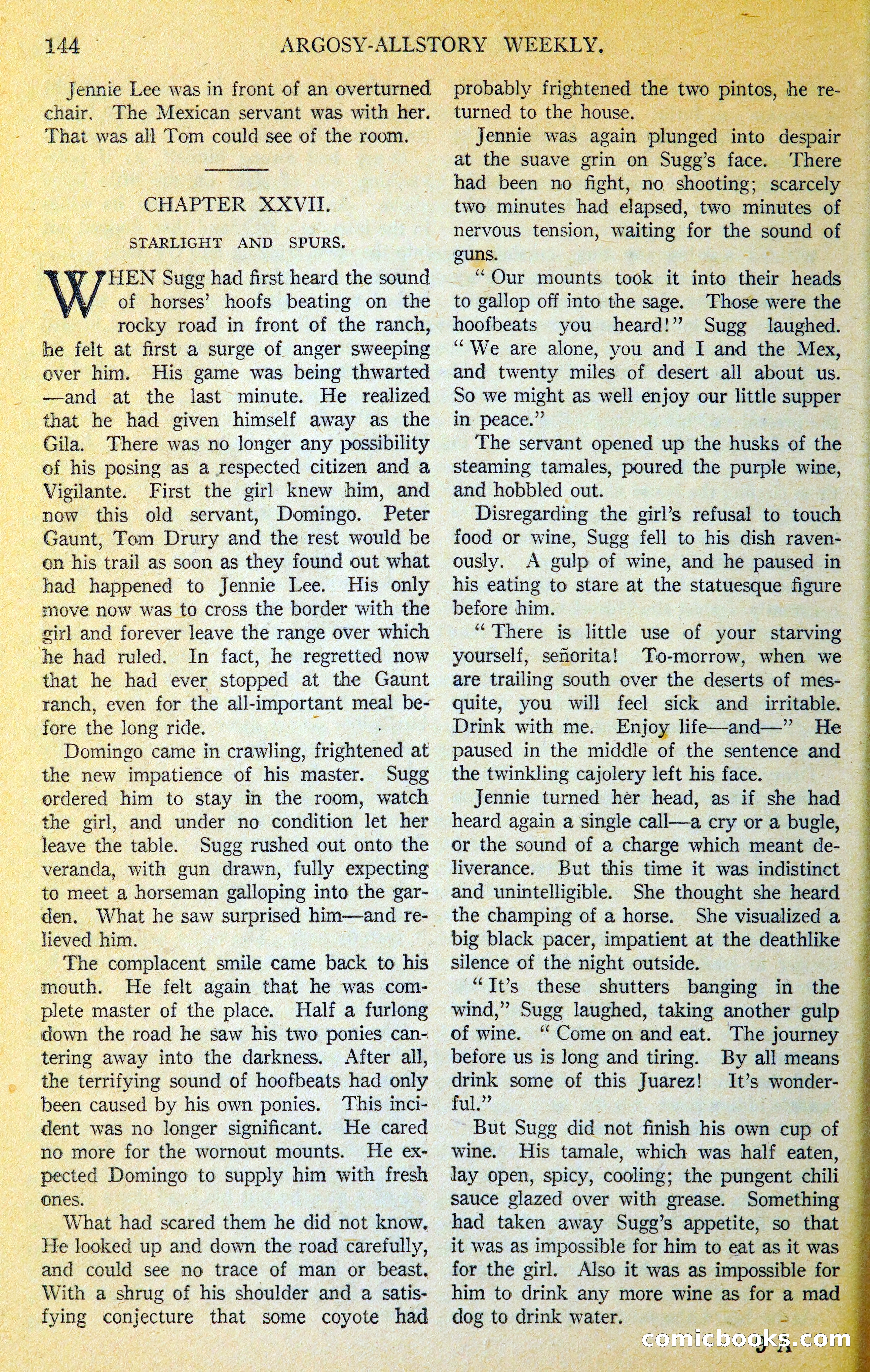 Argosy All-Story Weekly — page 161 of 393