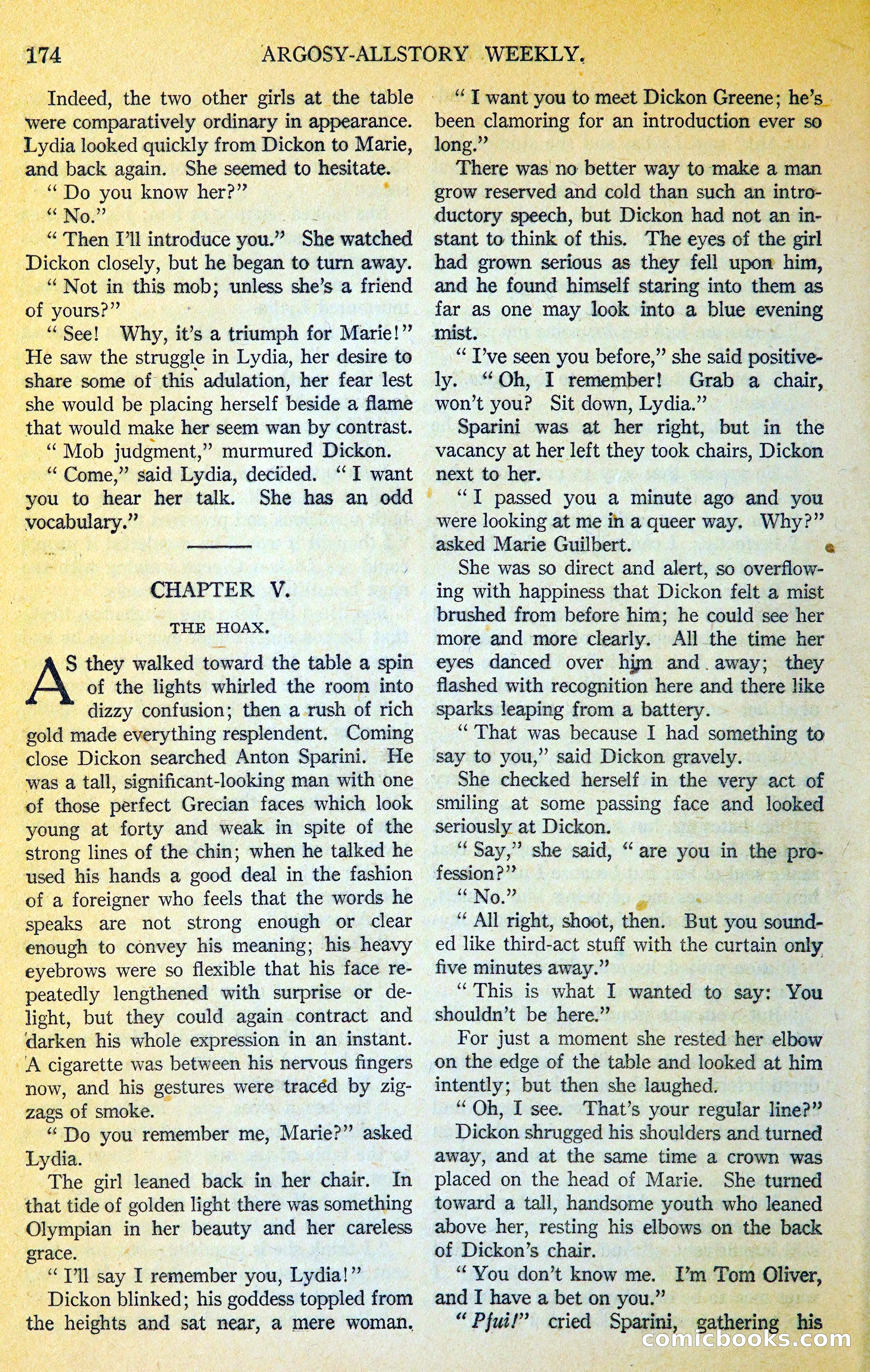 Argosy All-Story Weekly — page 205 of 393