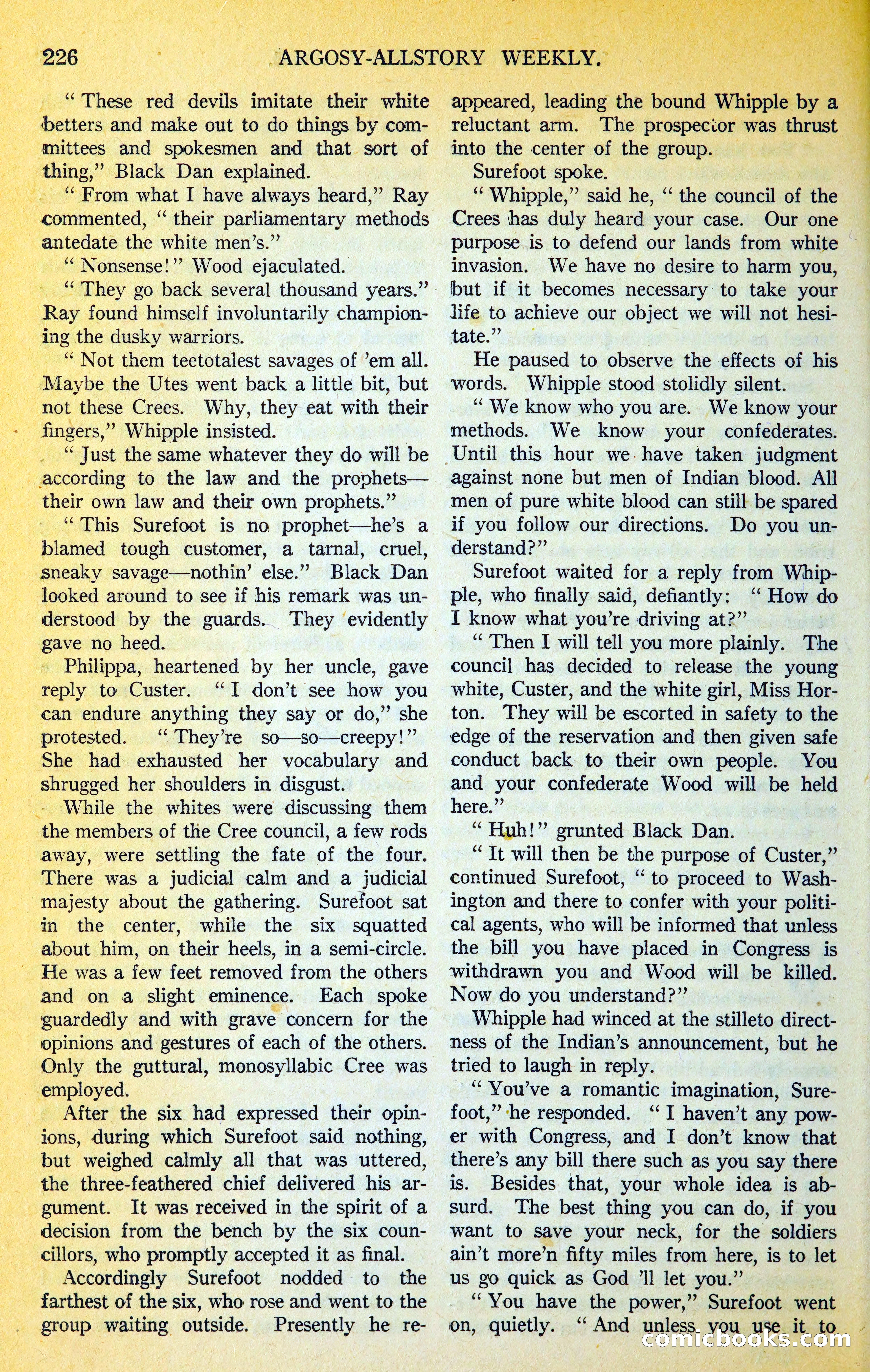 Argosy All-Story Weekly — page 257 of 393