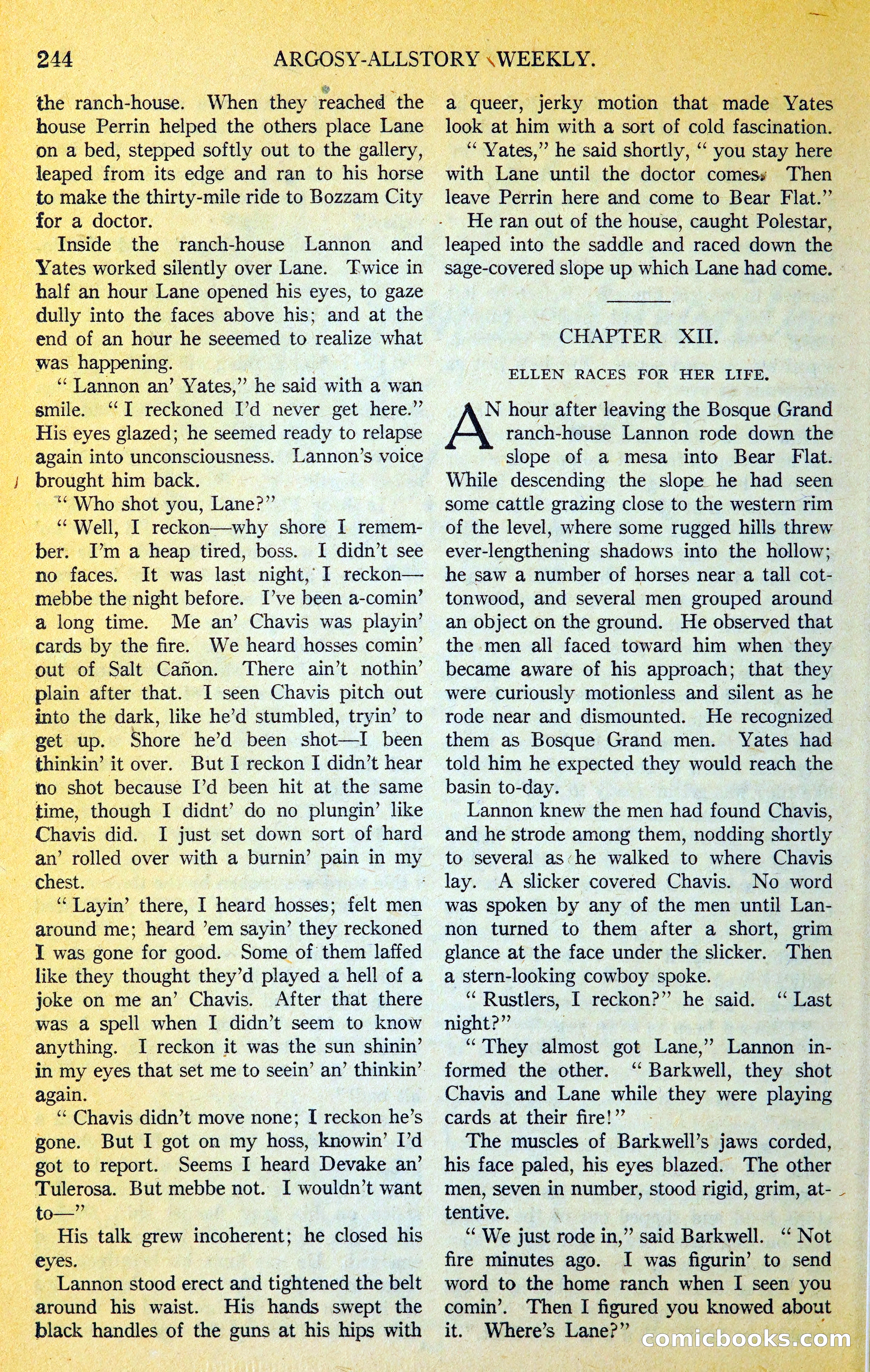 Argosy All-Story Weekly — page 275 of 393
