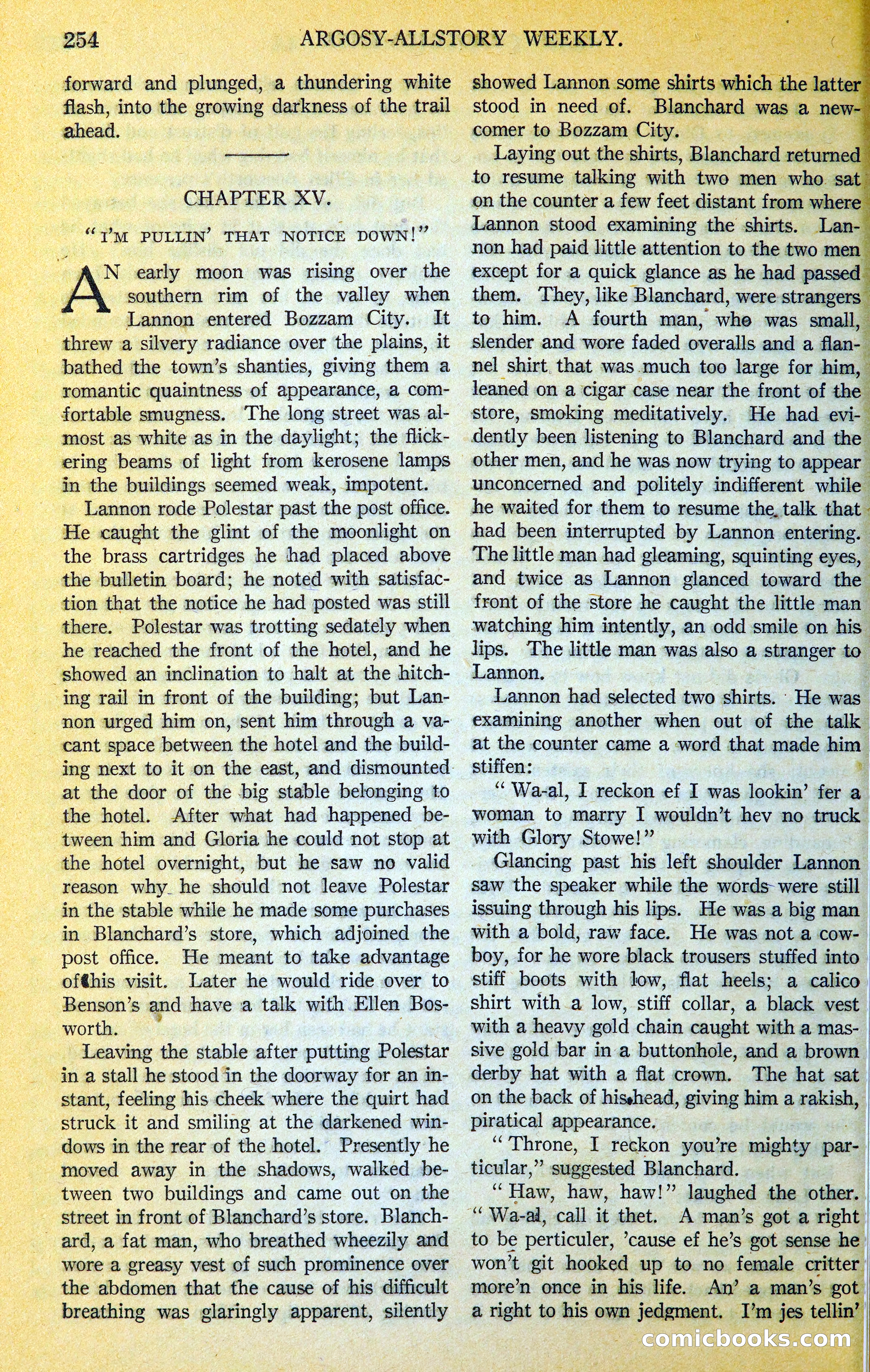 Argosy All-Story Weekly — page 285 of 393