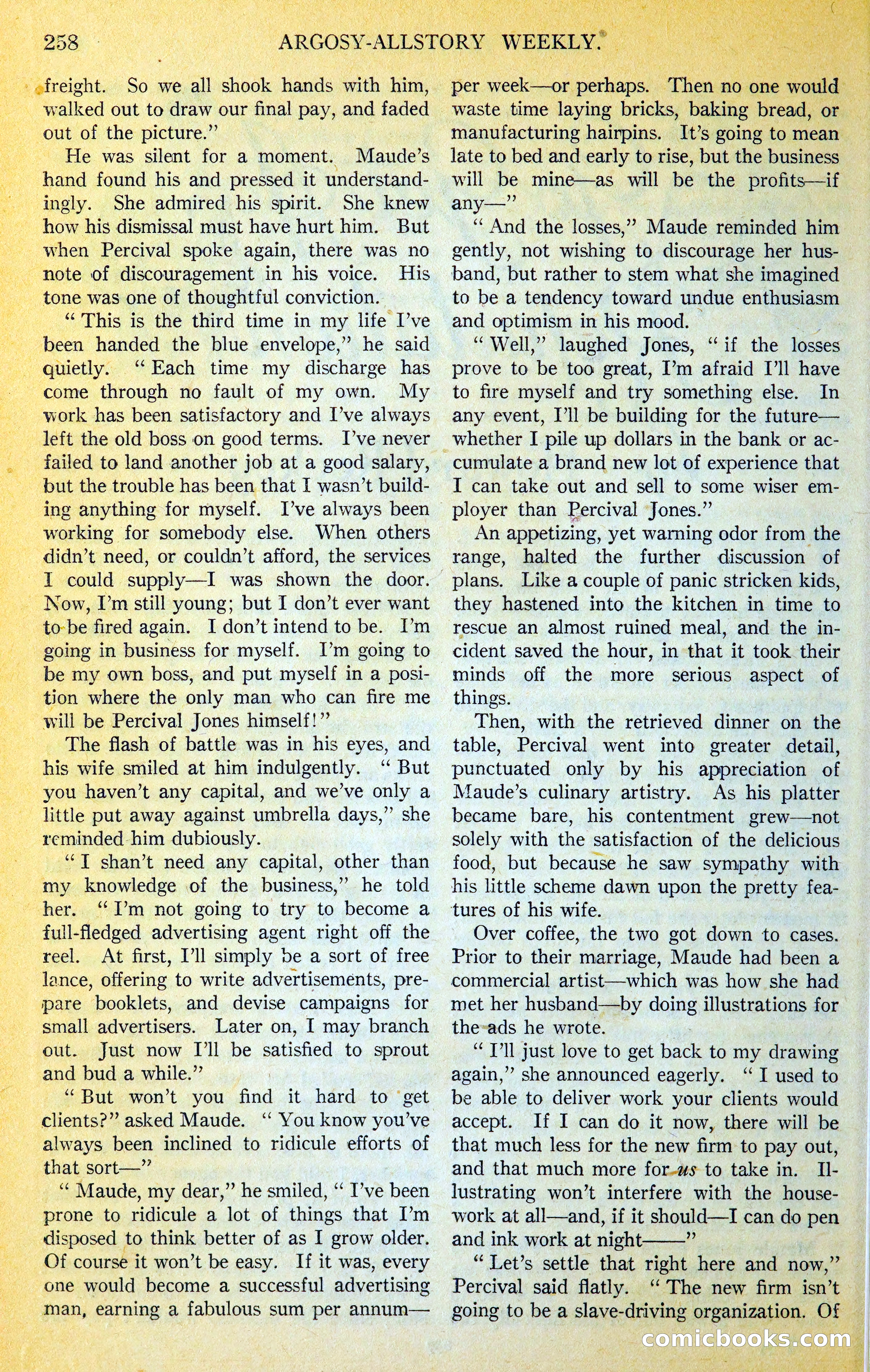 Argosy All-Story Weekly — page 289 of 393