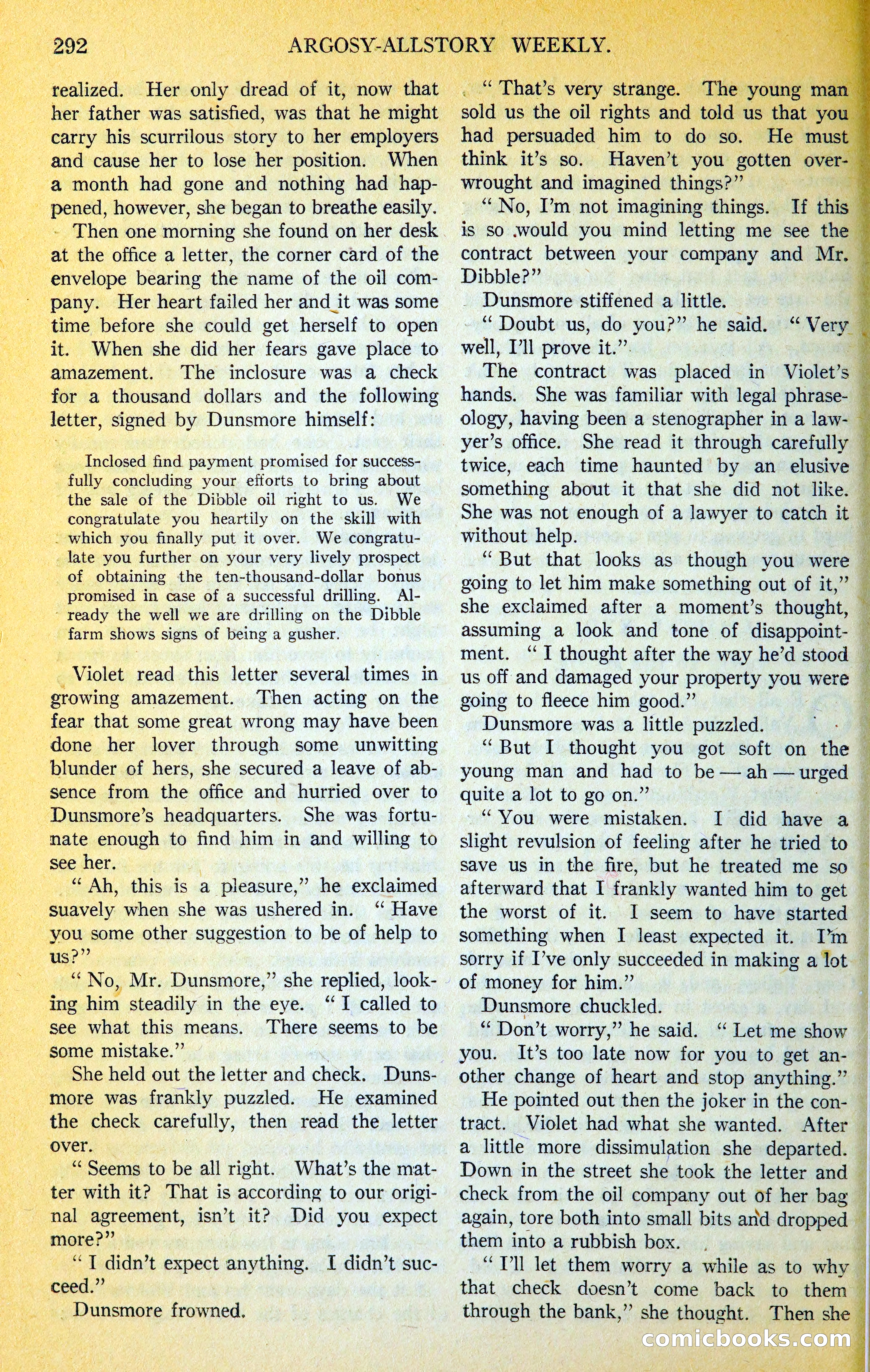 Argosy All-Story Weekly — page 323 of 393