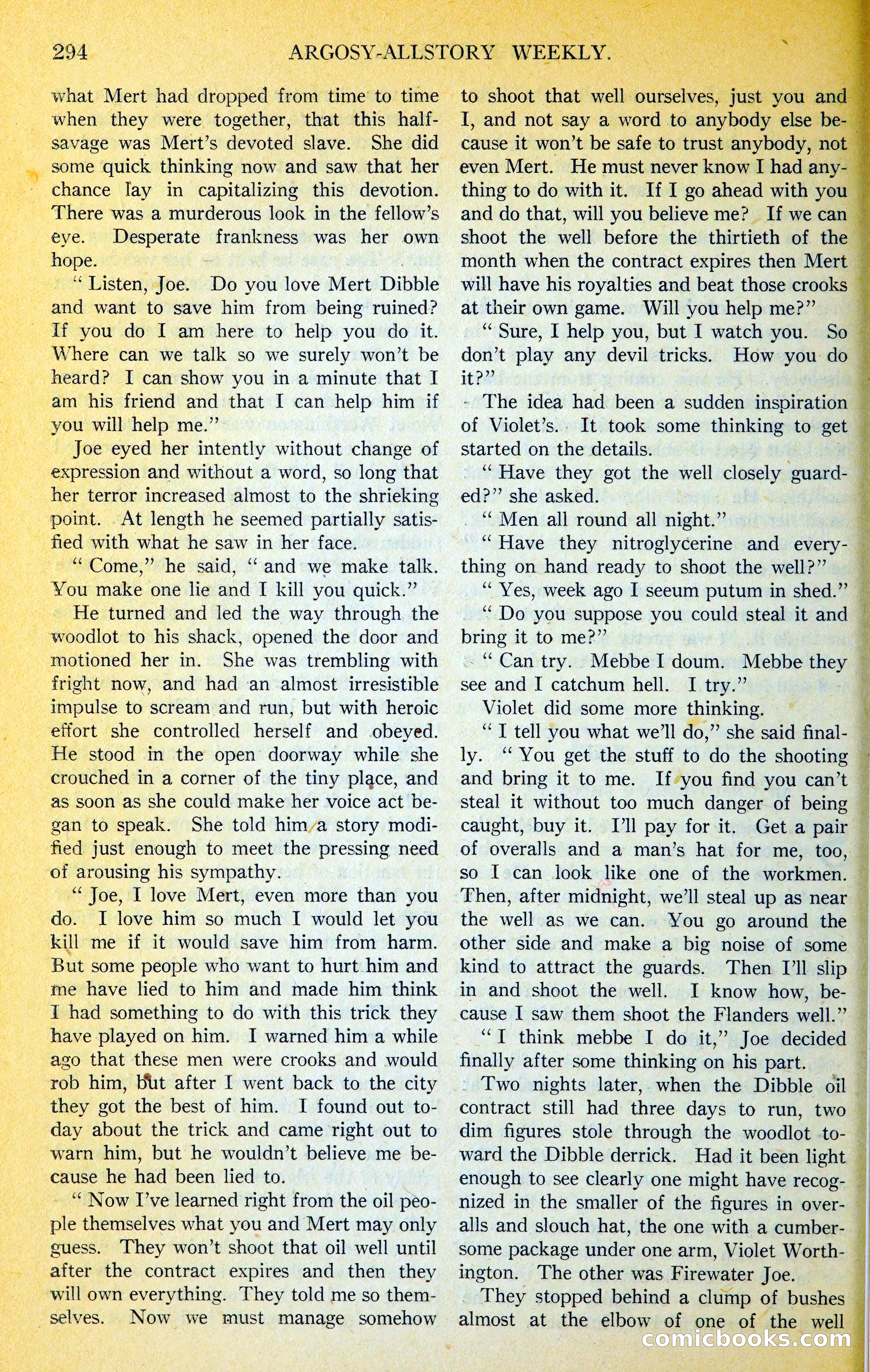 Argosy All-Story Weekly — page 325 of 393