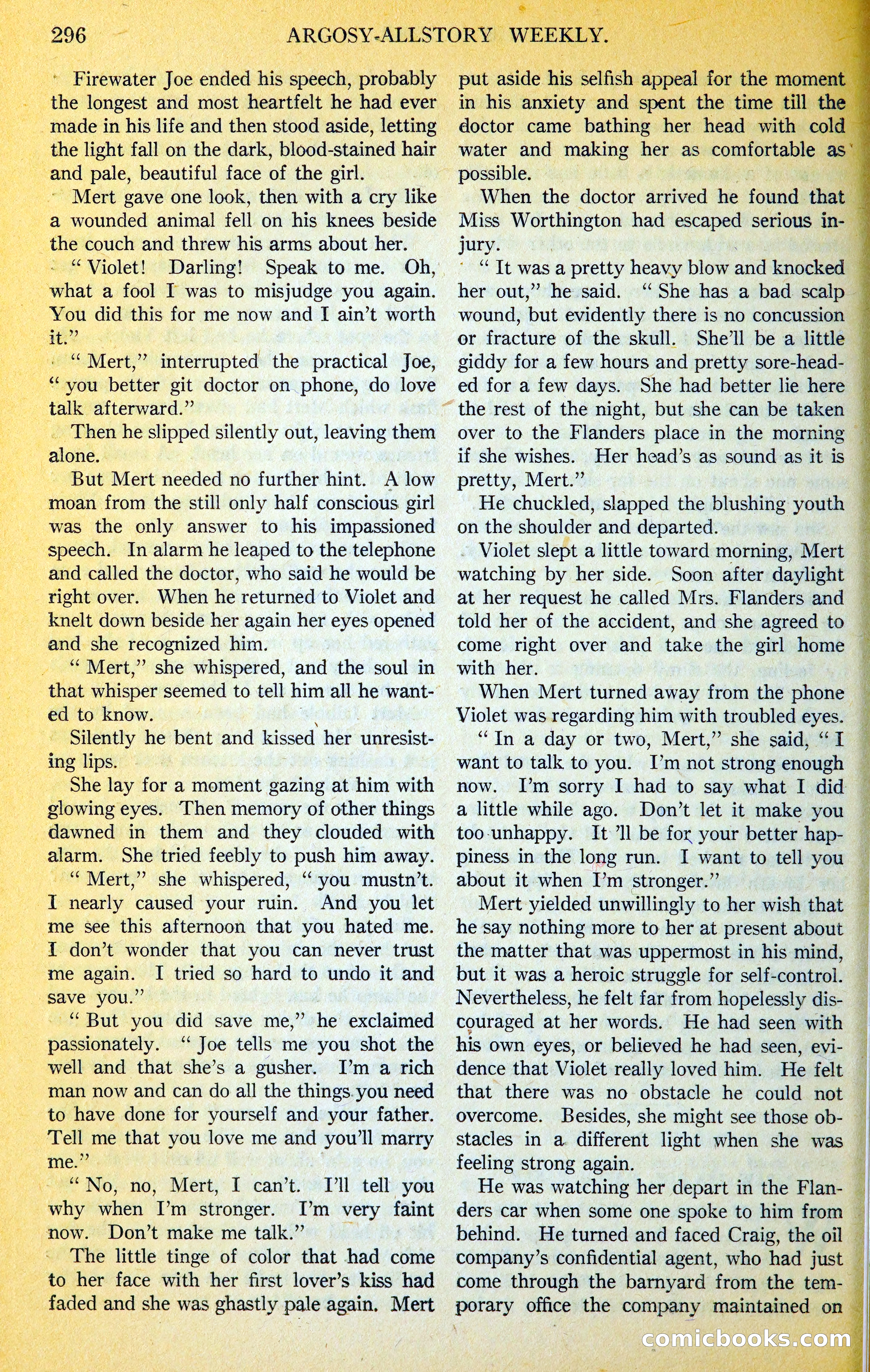 Argosy All-Story Weekly — page 327 of 393