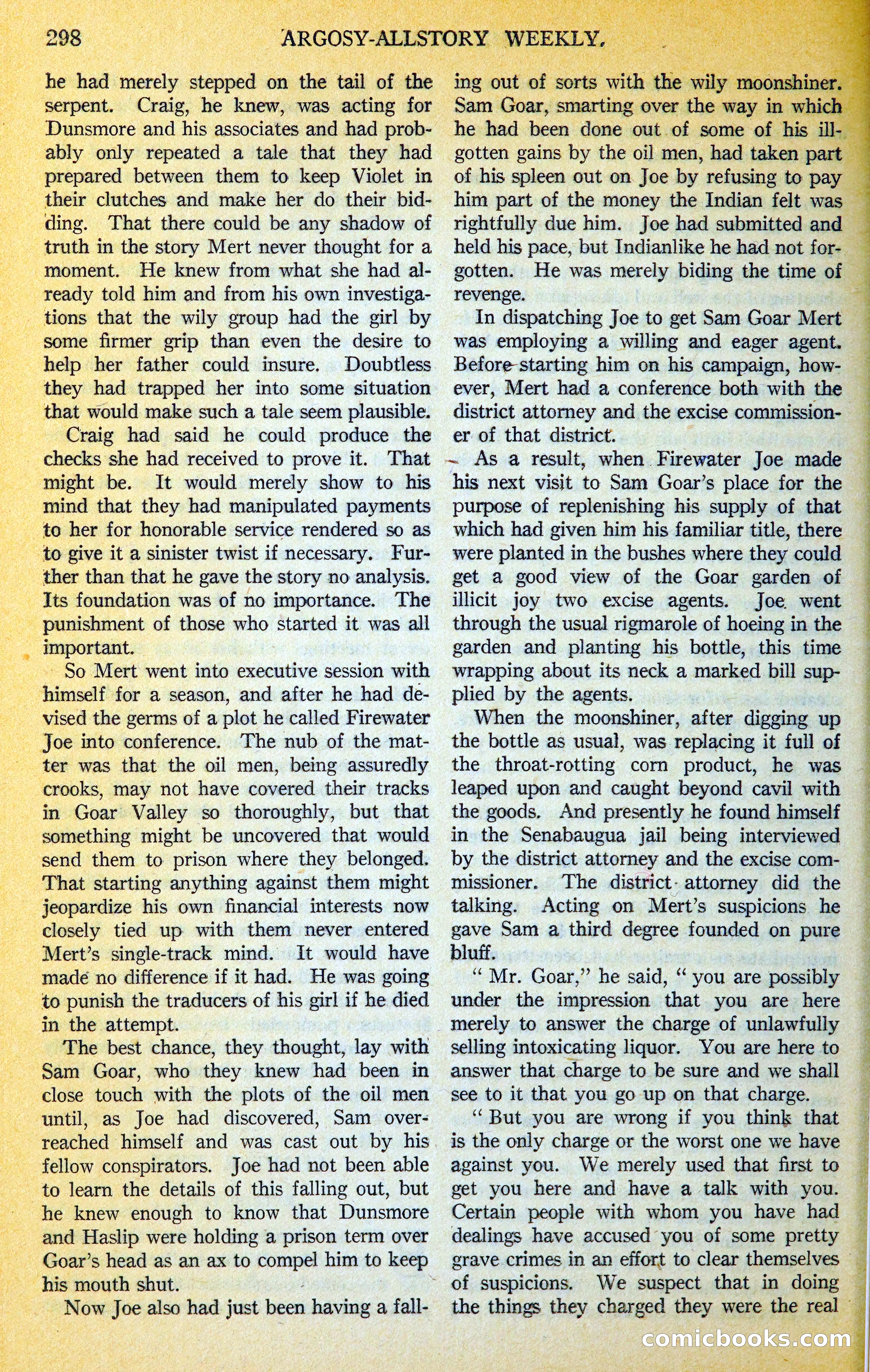 Argosy All-Story Weekly — page 329 of 393