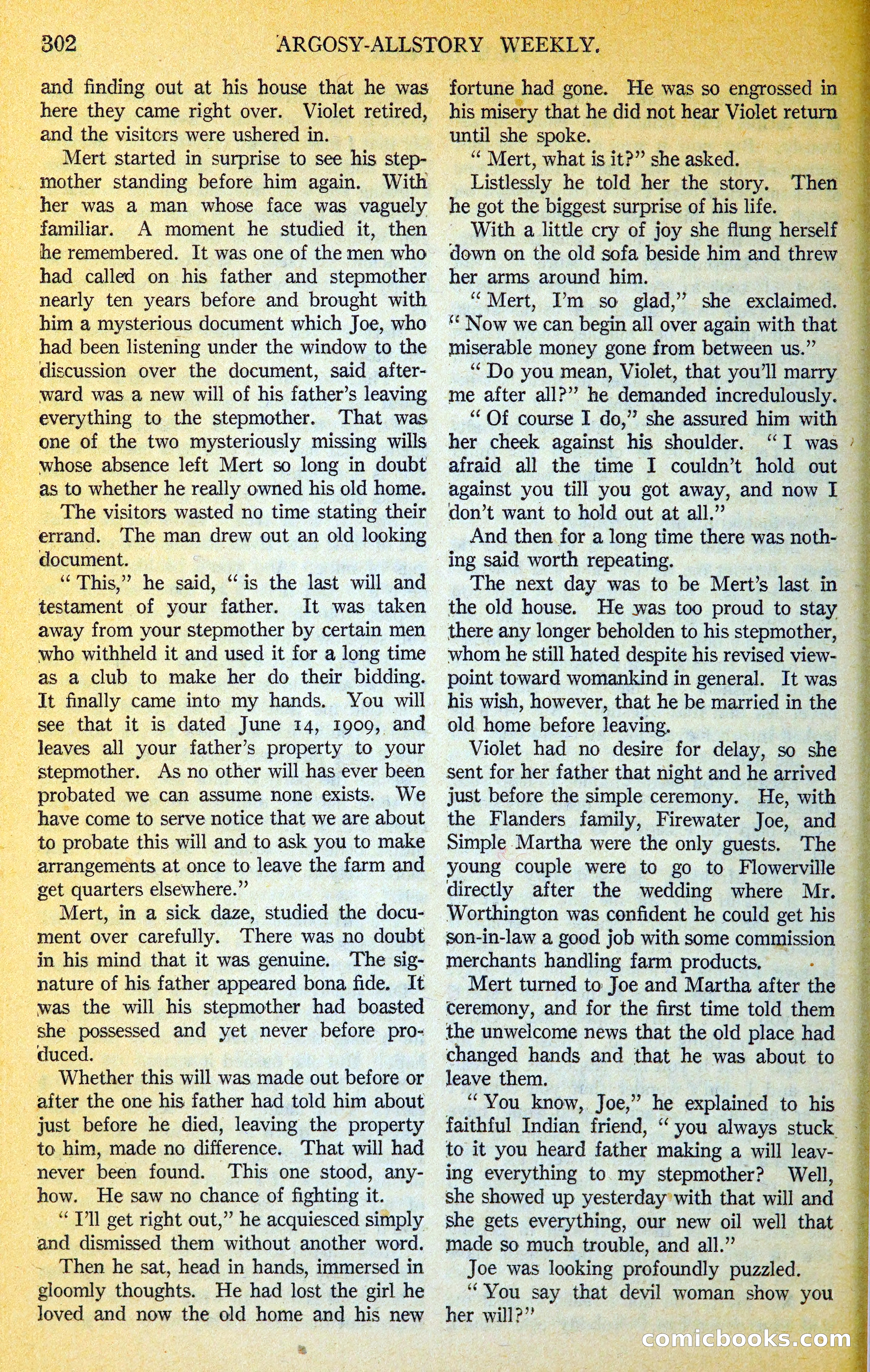 Argosy All-Story Weekly — page 333 of 393