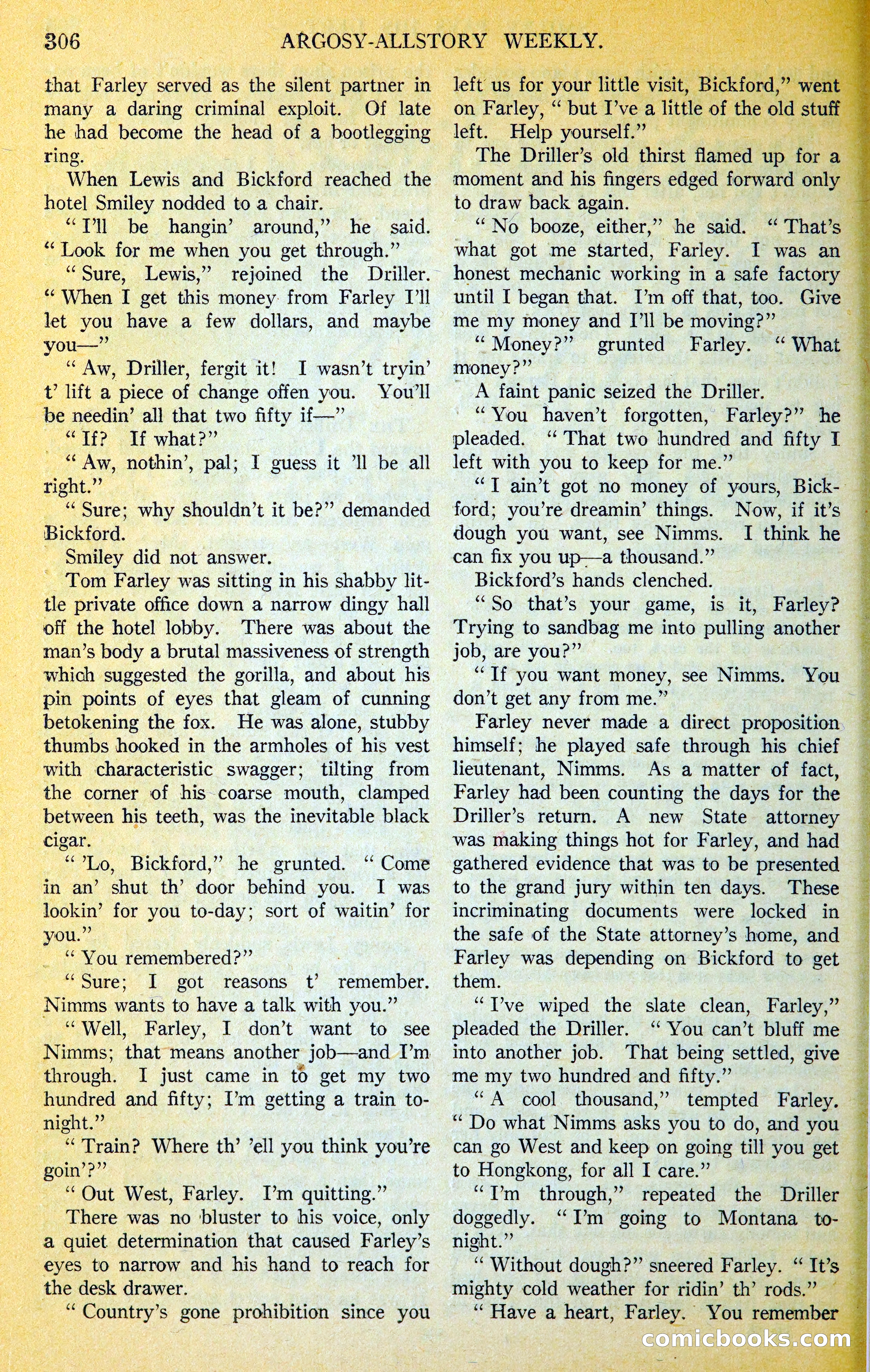 Argosy All-Story Weekly — page 337 of 393
