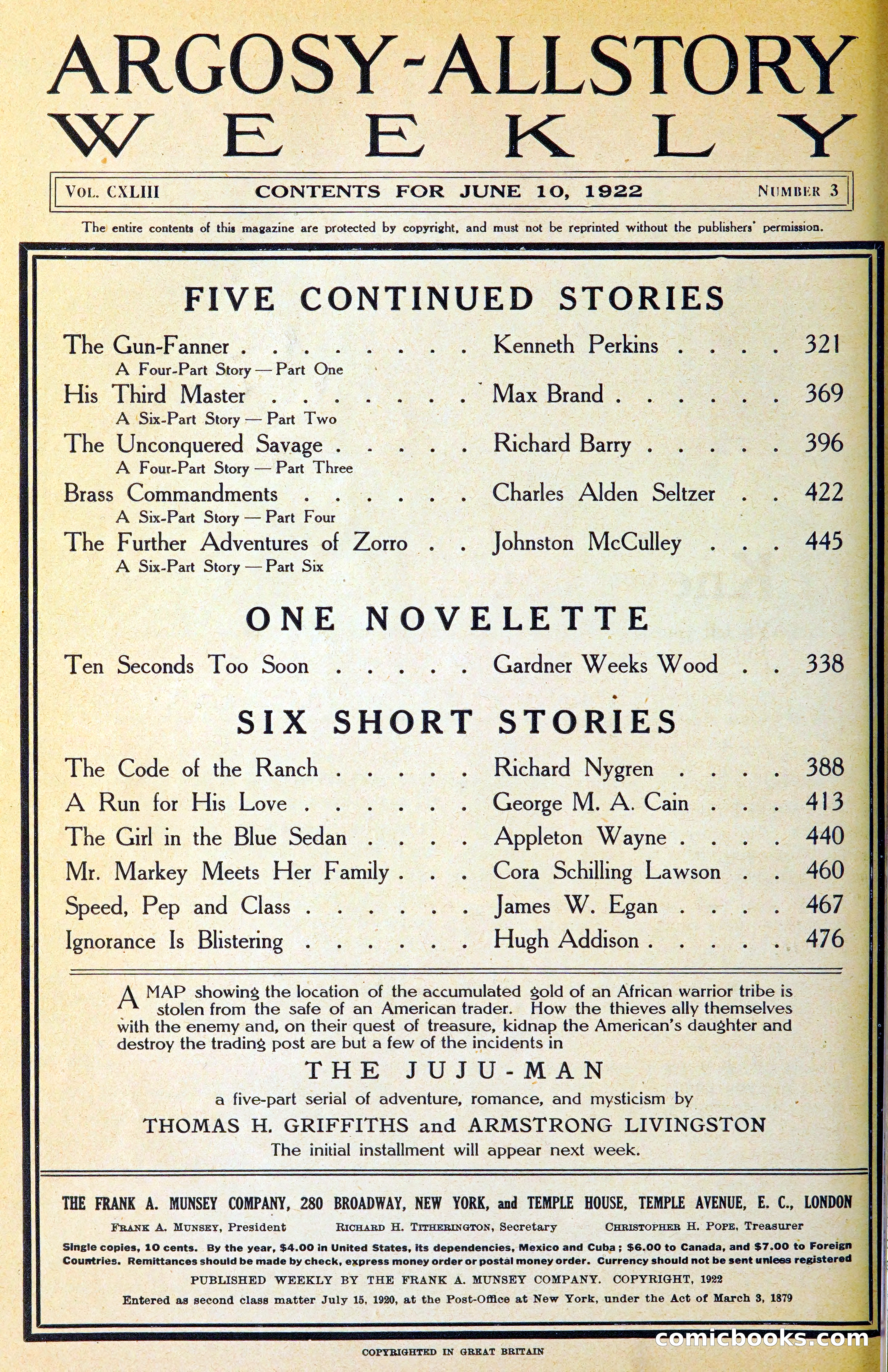 Argosy All-Story Weekly — page 365 of 393