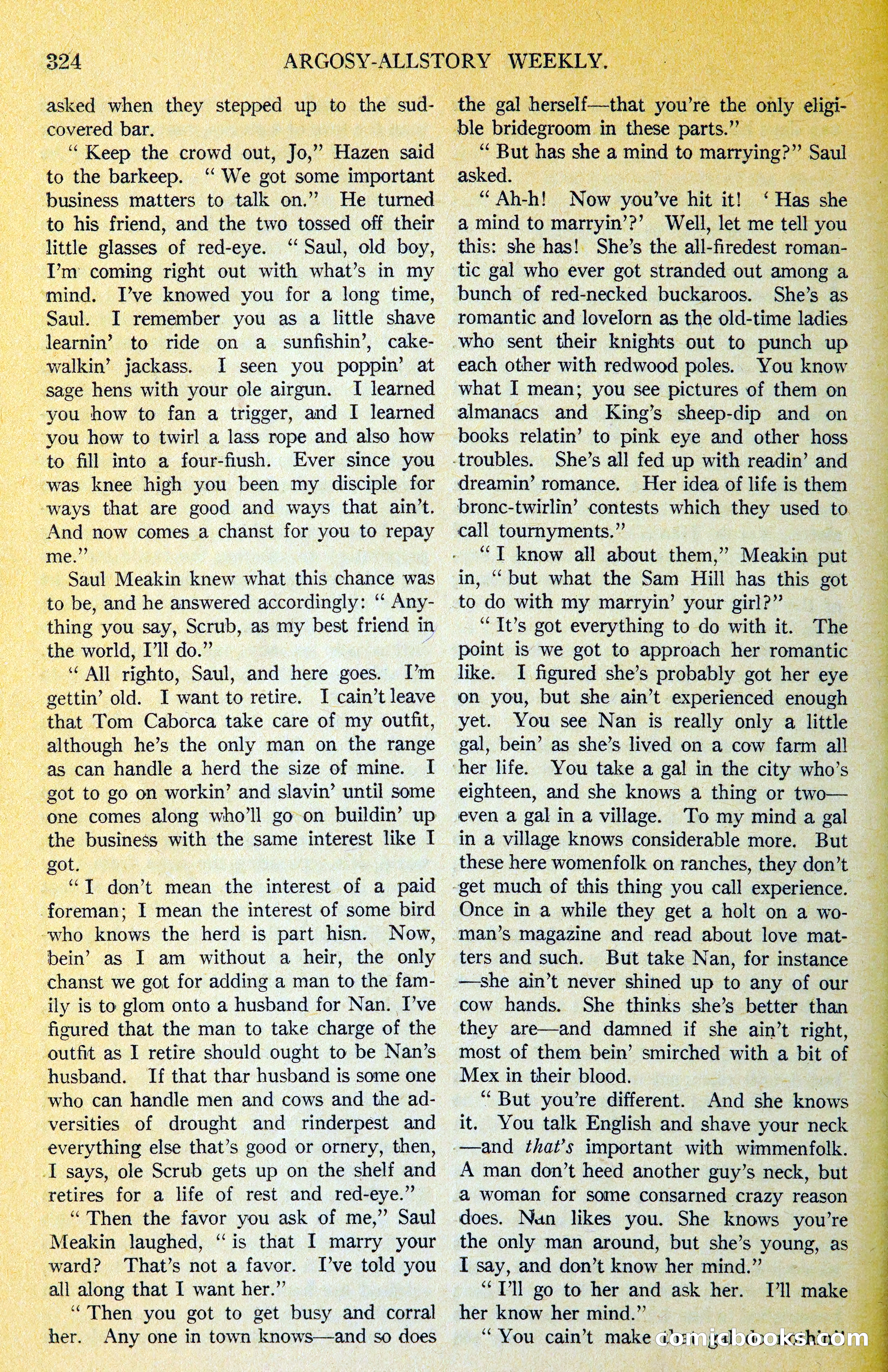 Argosy All-Story Weekly — page 375 of 393