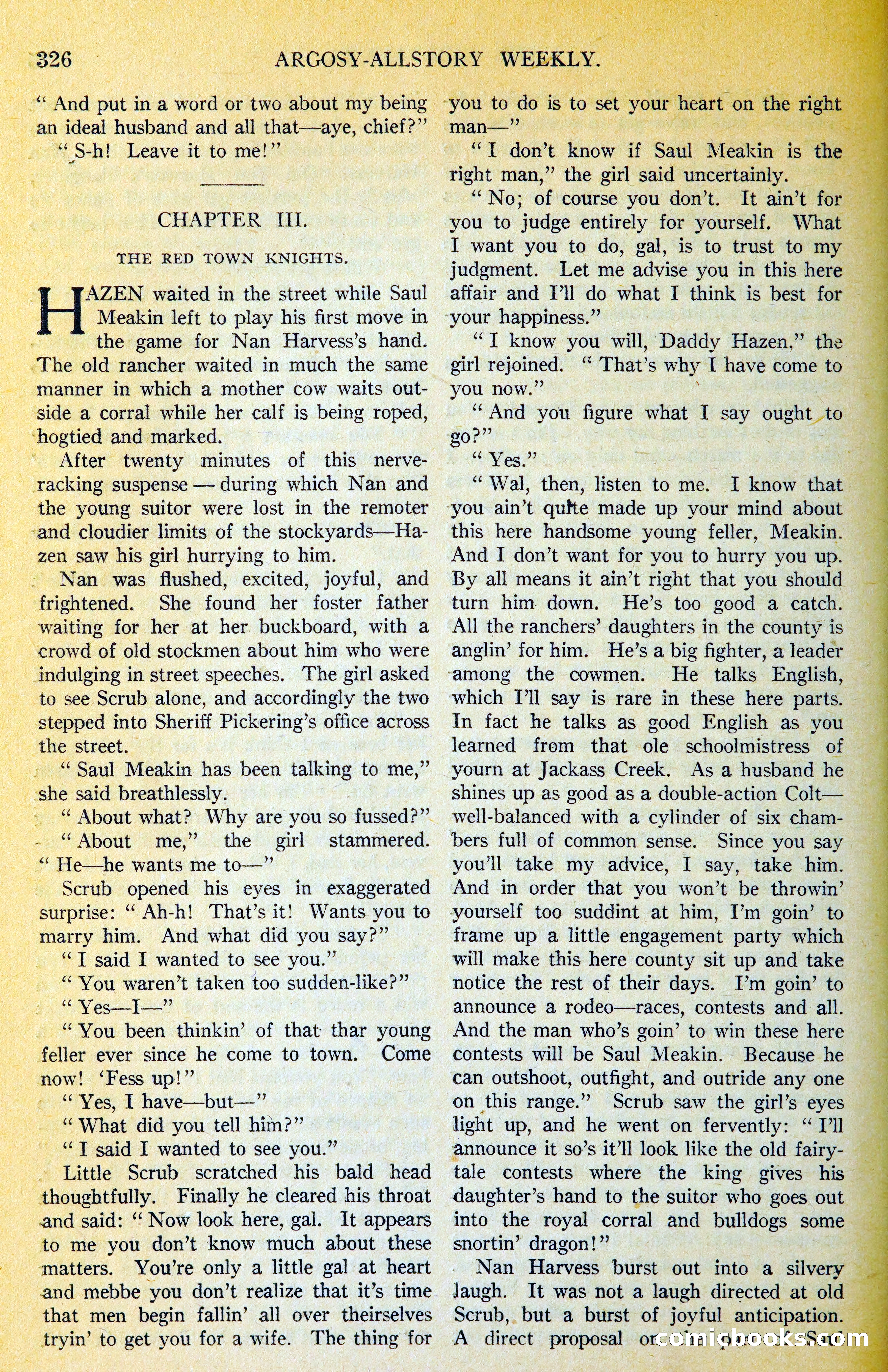 Argosy All-Story Weekly — page 377 of 393