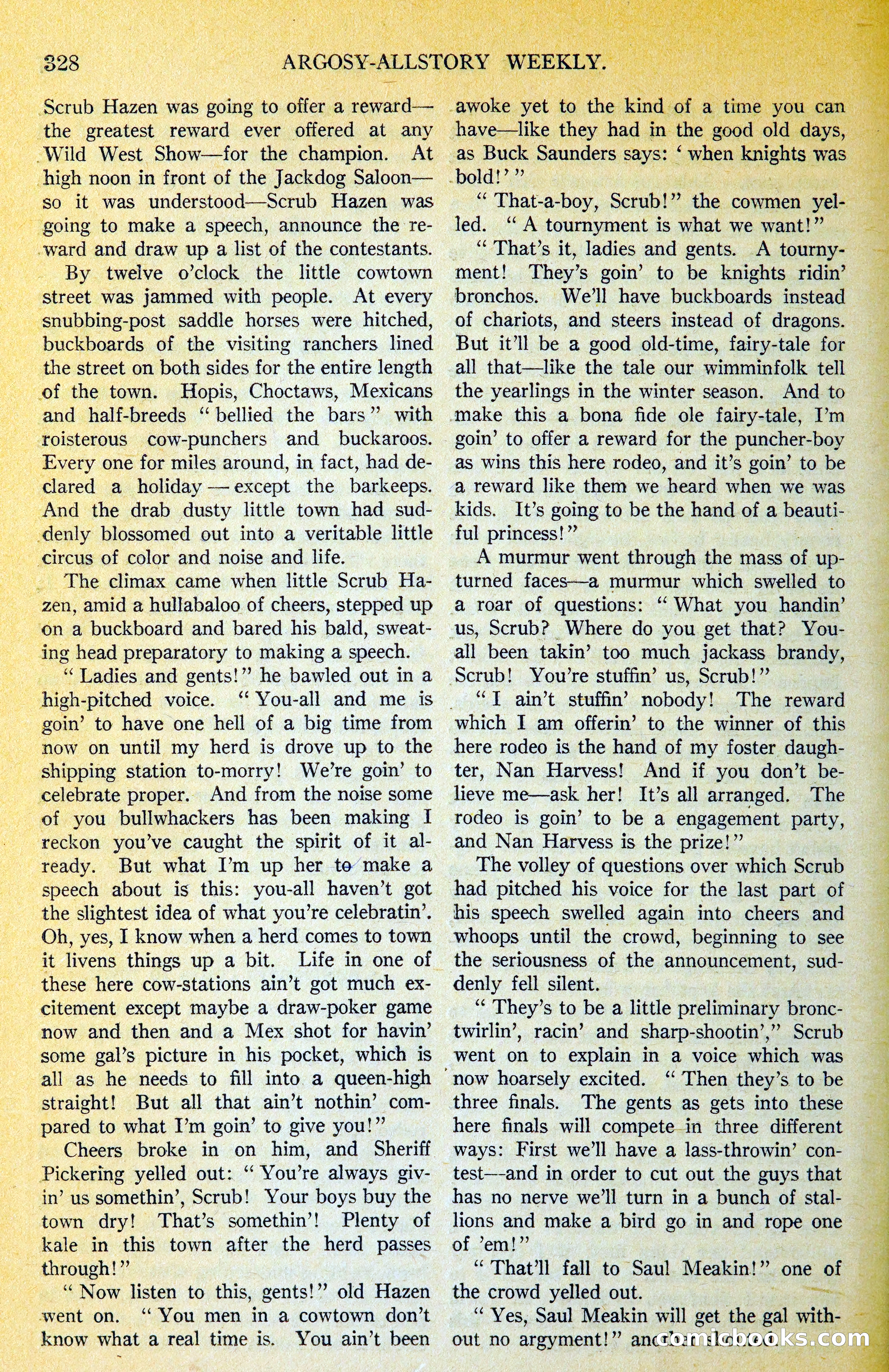 Argosy All-Story Weekly — page 379 of 393