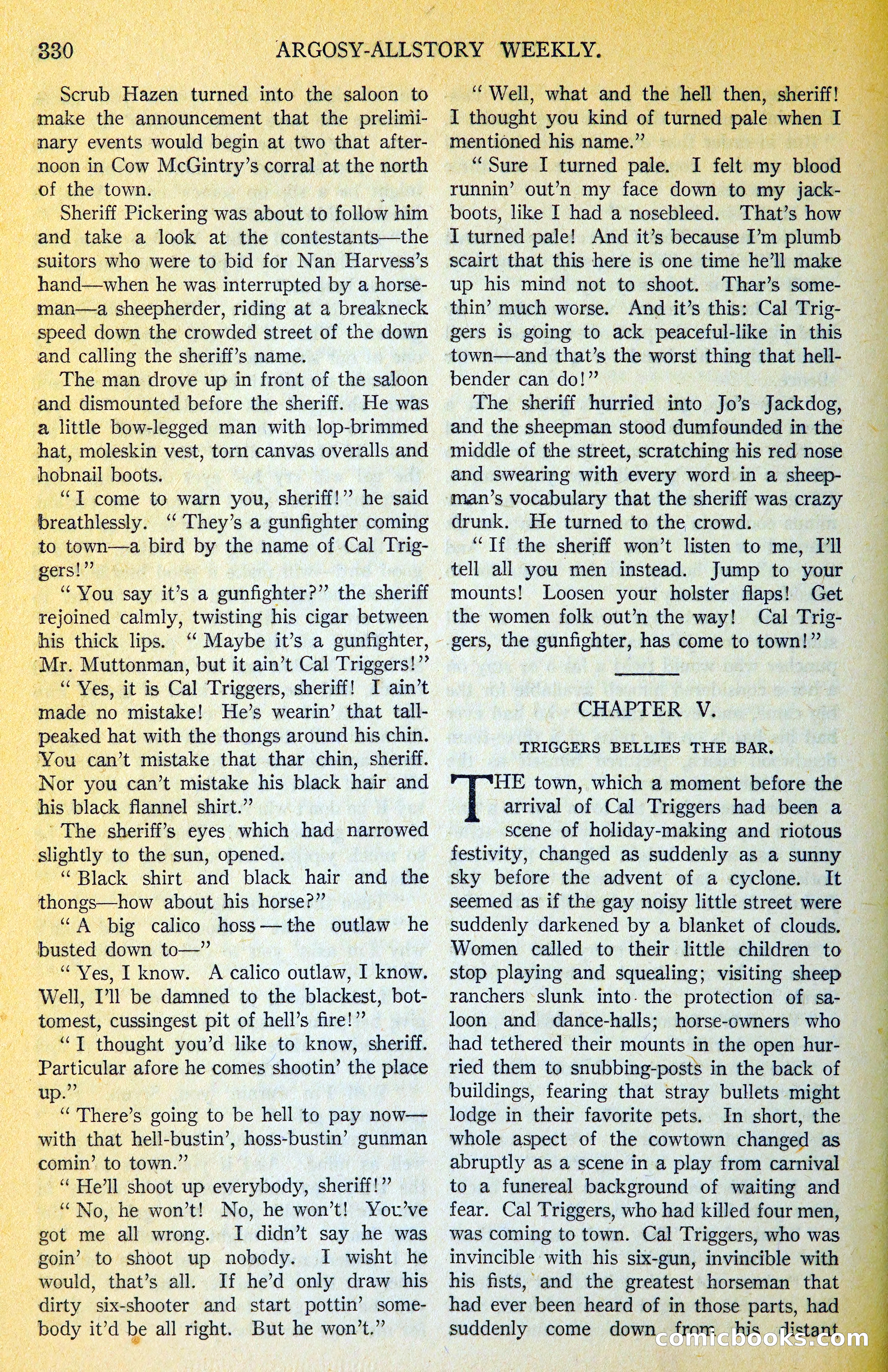 Argosy All-Story Weekly — page 381 of 393