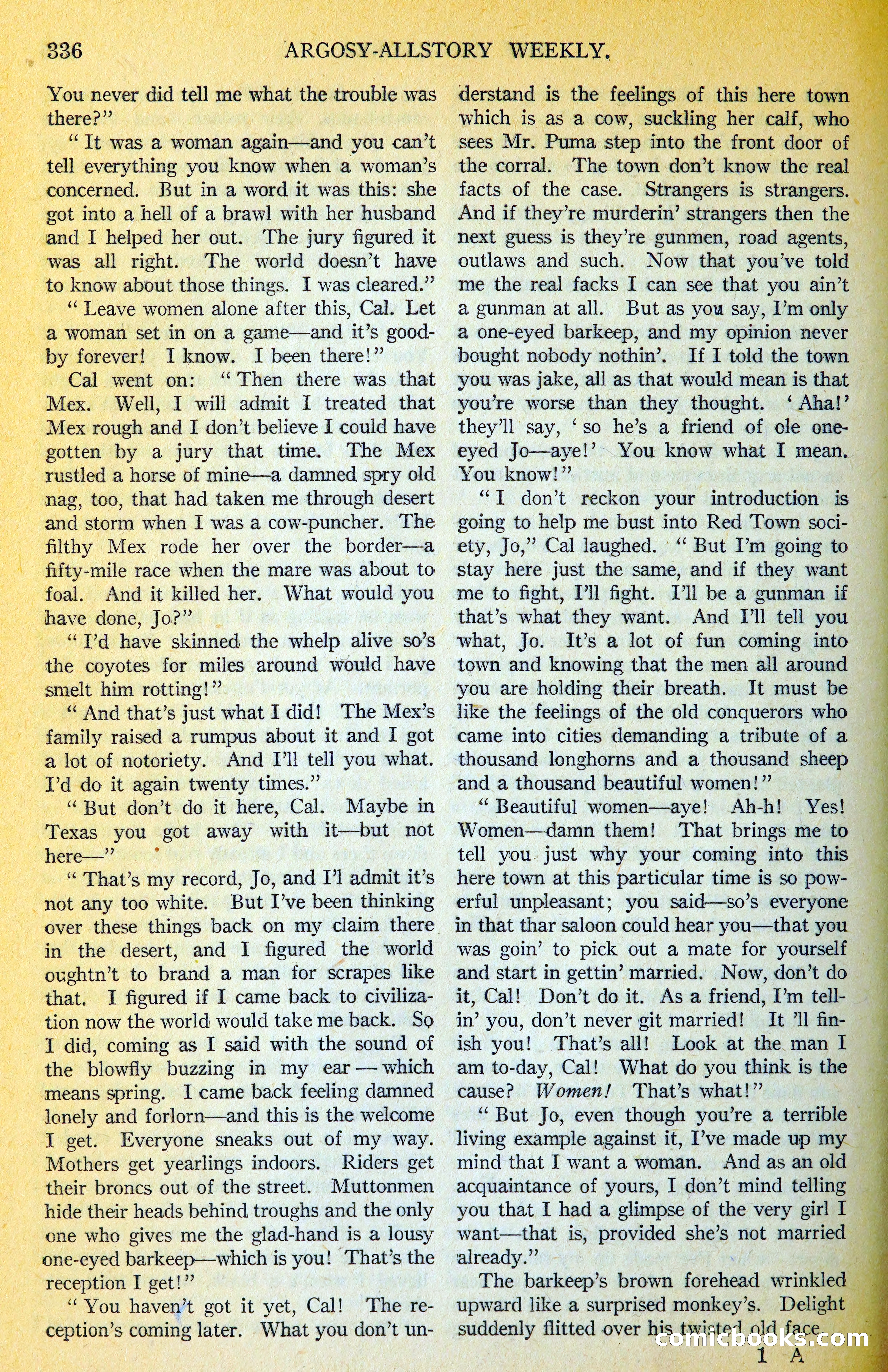 Argosy All-Story Weekly — page 387 of 393