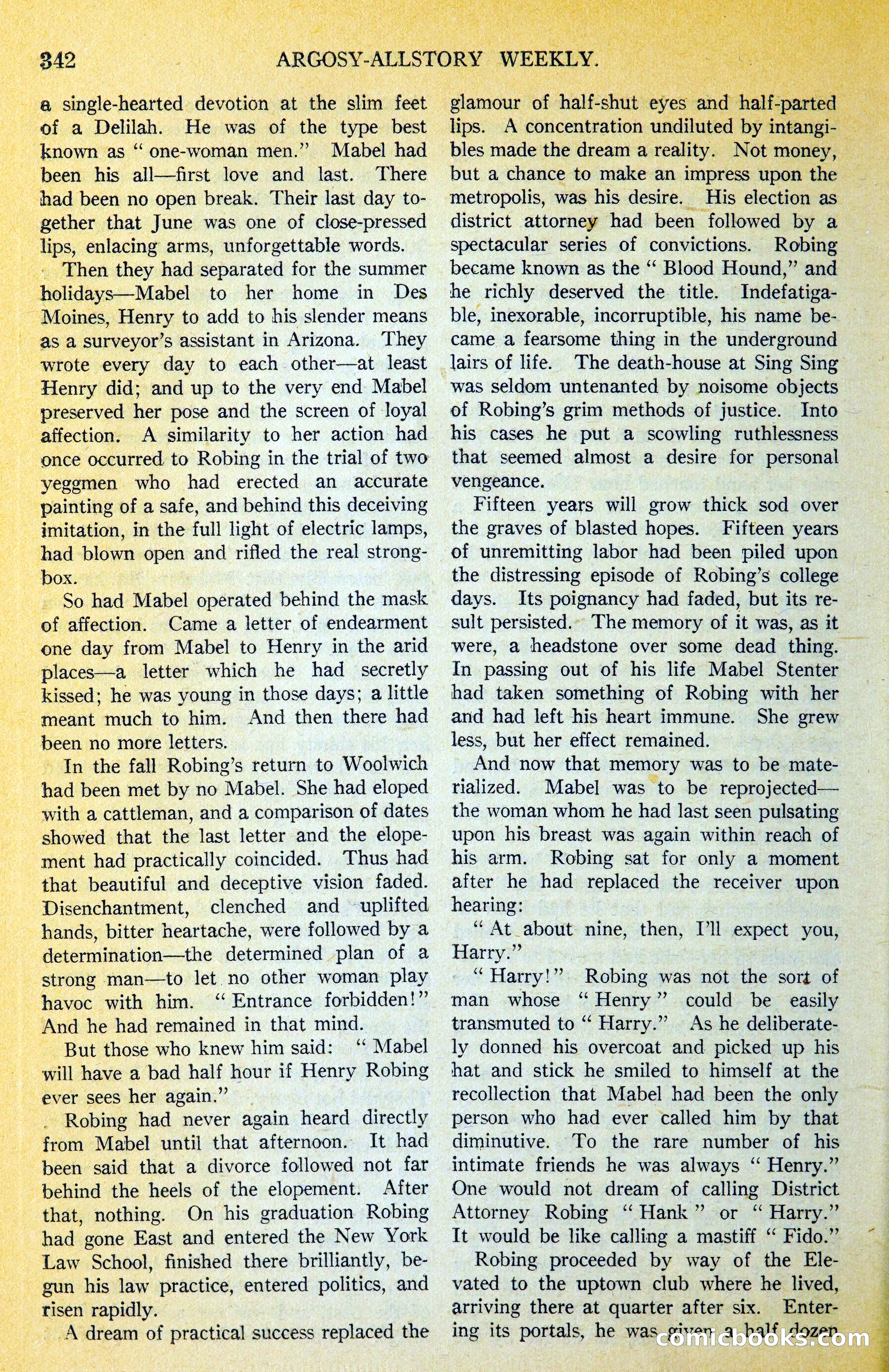 Argosy All-Story Weekly — page 393 of 393