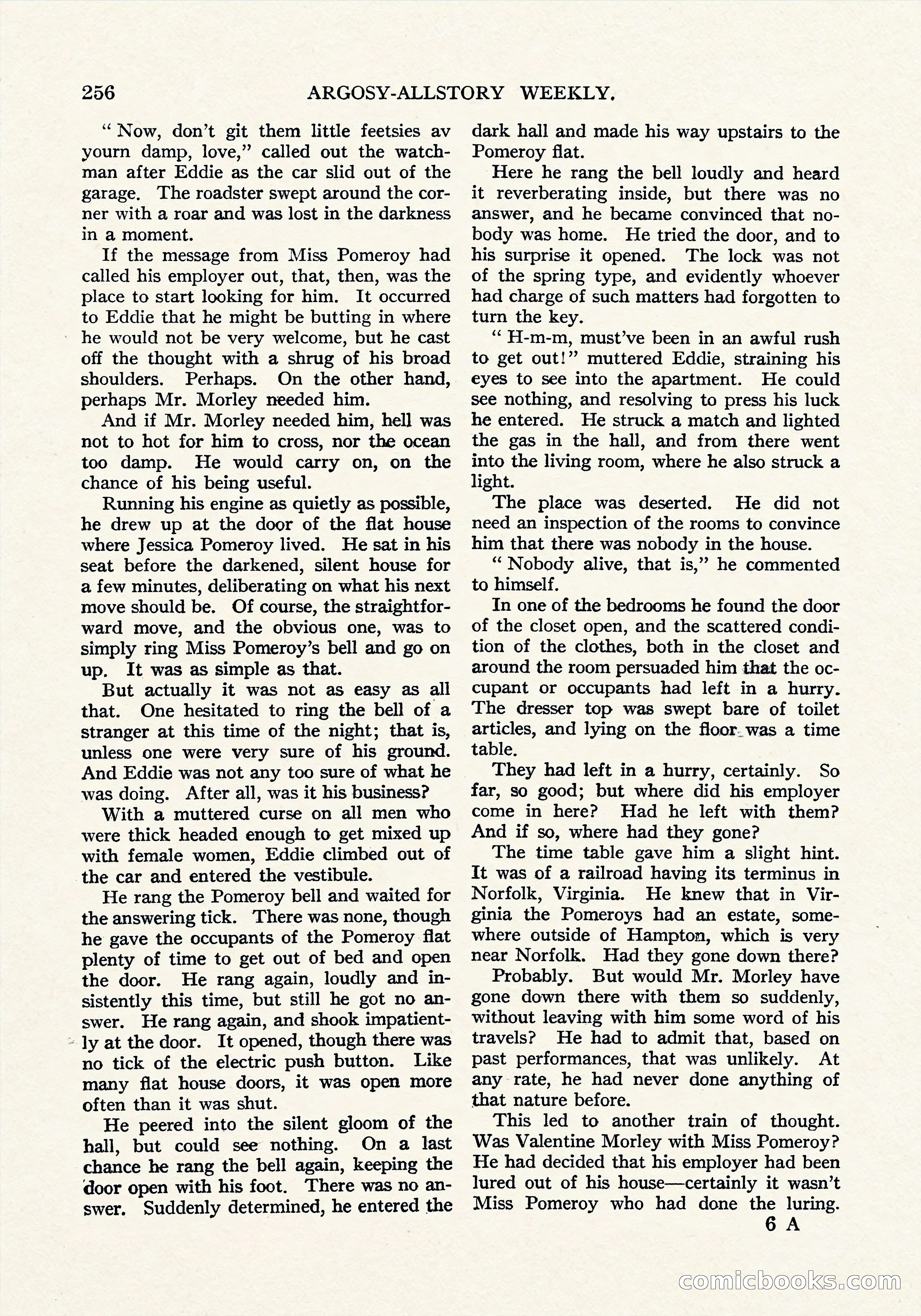 Argosy All-Story Weekly, September 8, 1923 — page 114 of 180