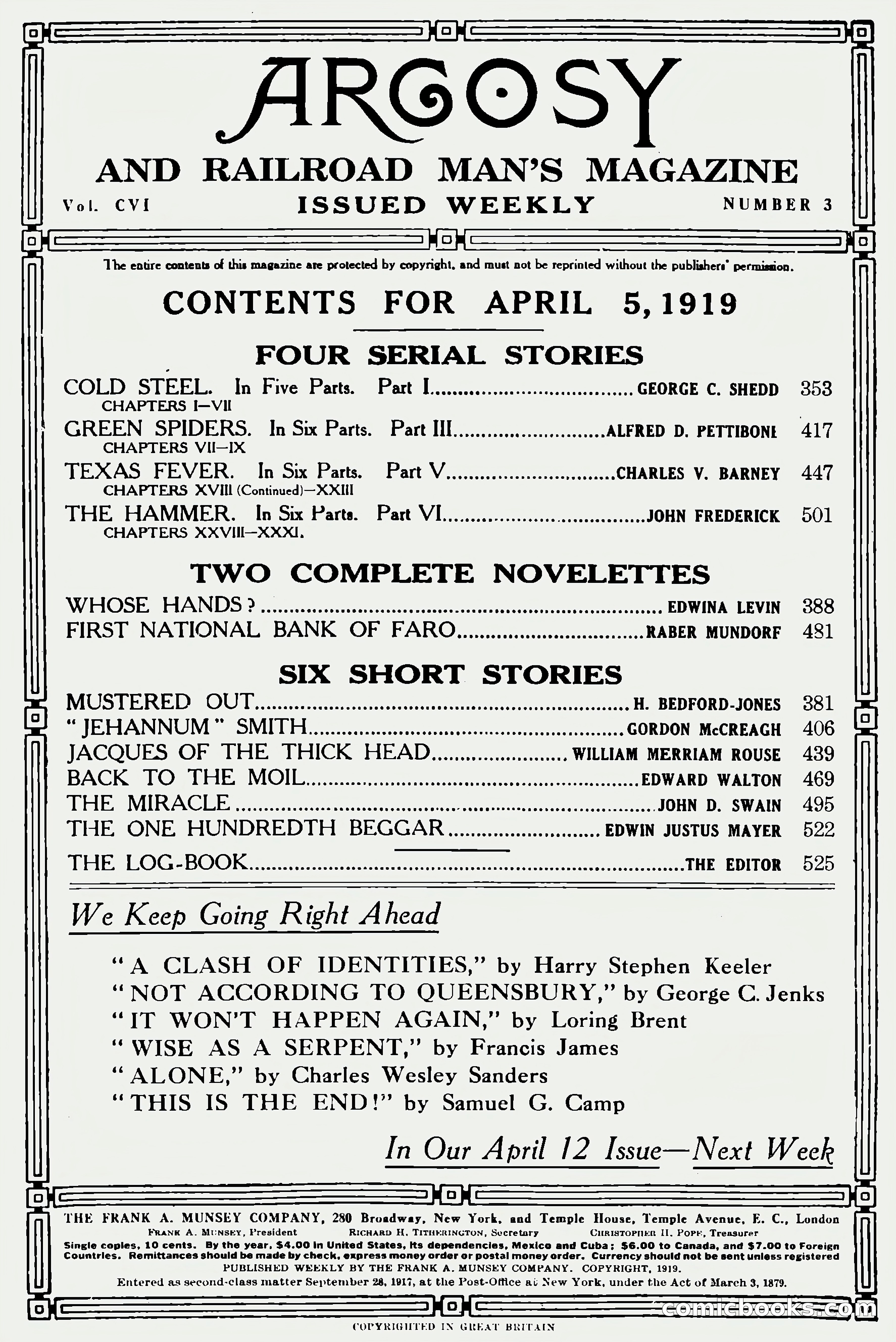 Argosy and Railroad Man's Magazine — page 4 of 196