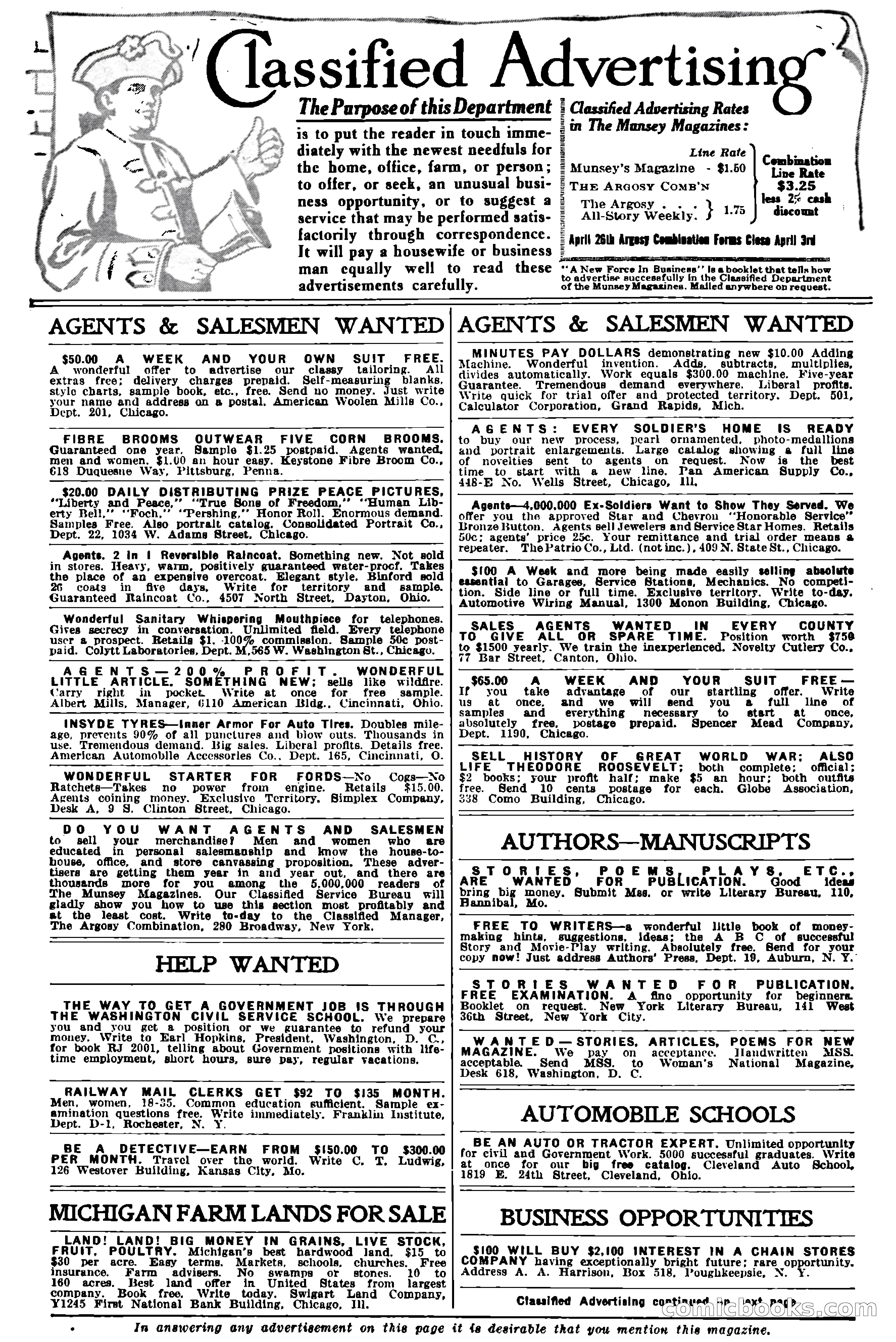 Argosy and Railroad Man's Magazine — page 5 of 196