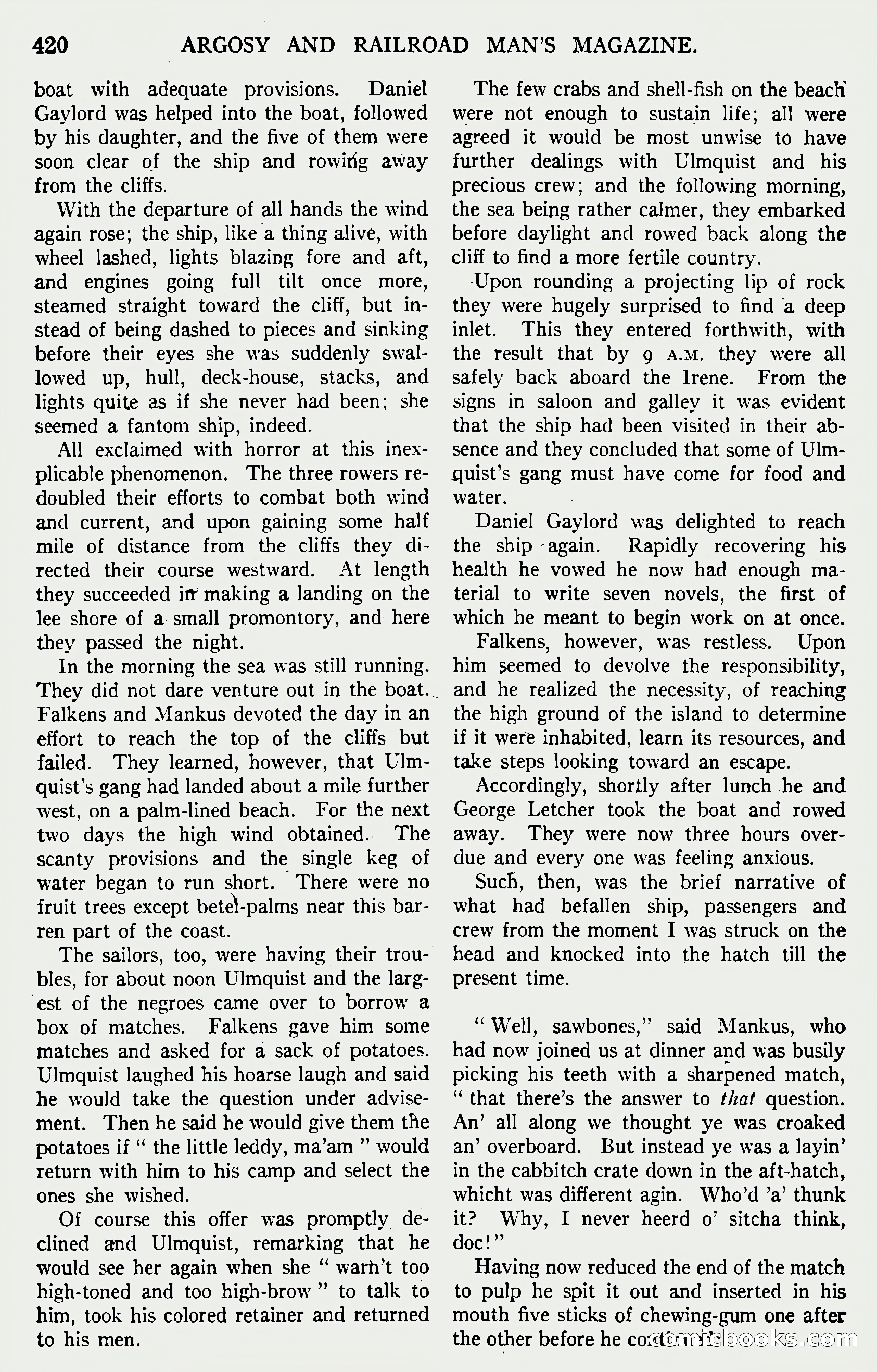 Argosy and Railroad Man's Magazine — page 78 of 196