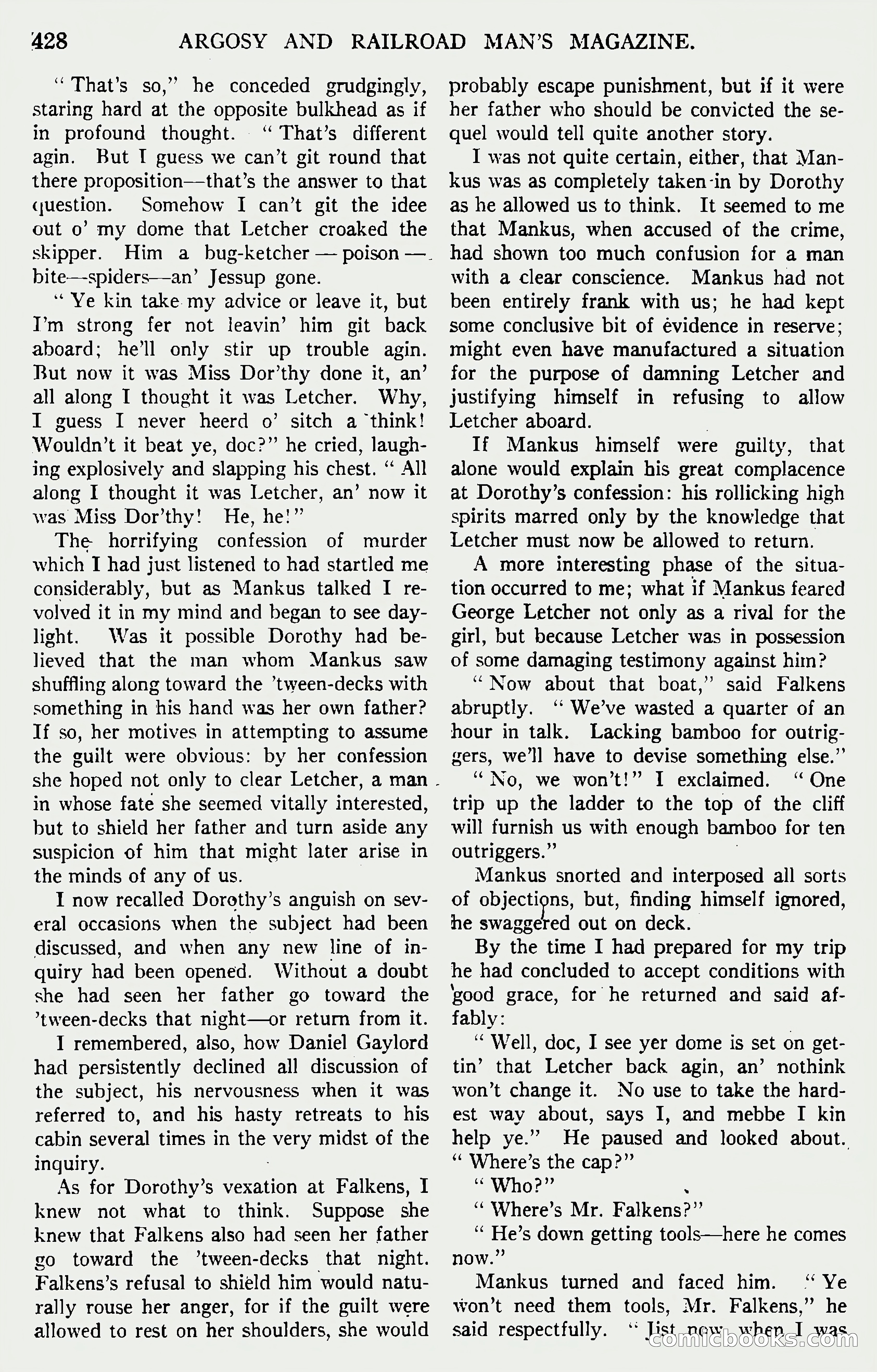 Argosy and Railroad Man's Magazine — page 86 of 196