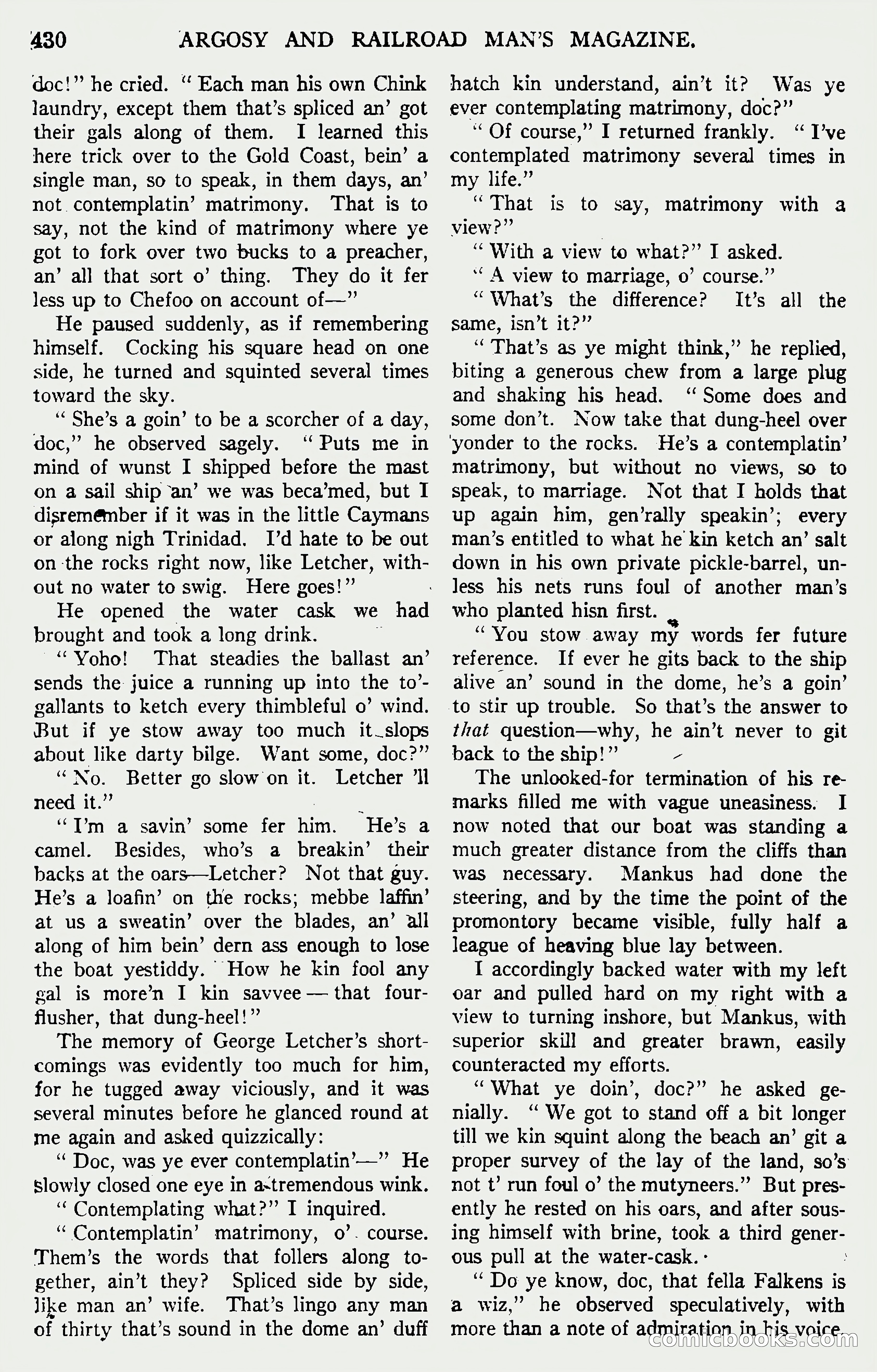 Argosy and Railroad Man's Magazine — page 88 of 196