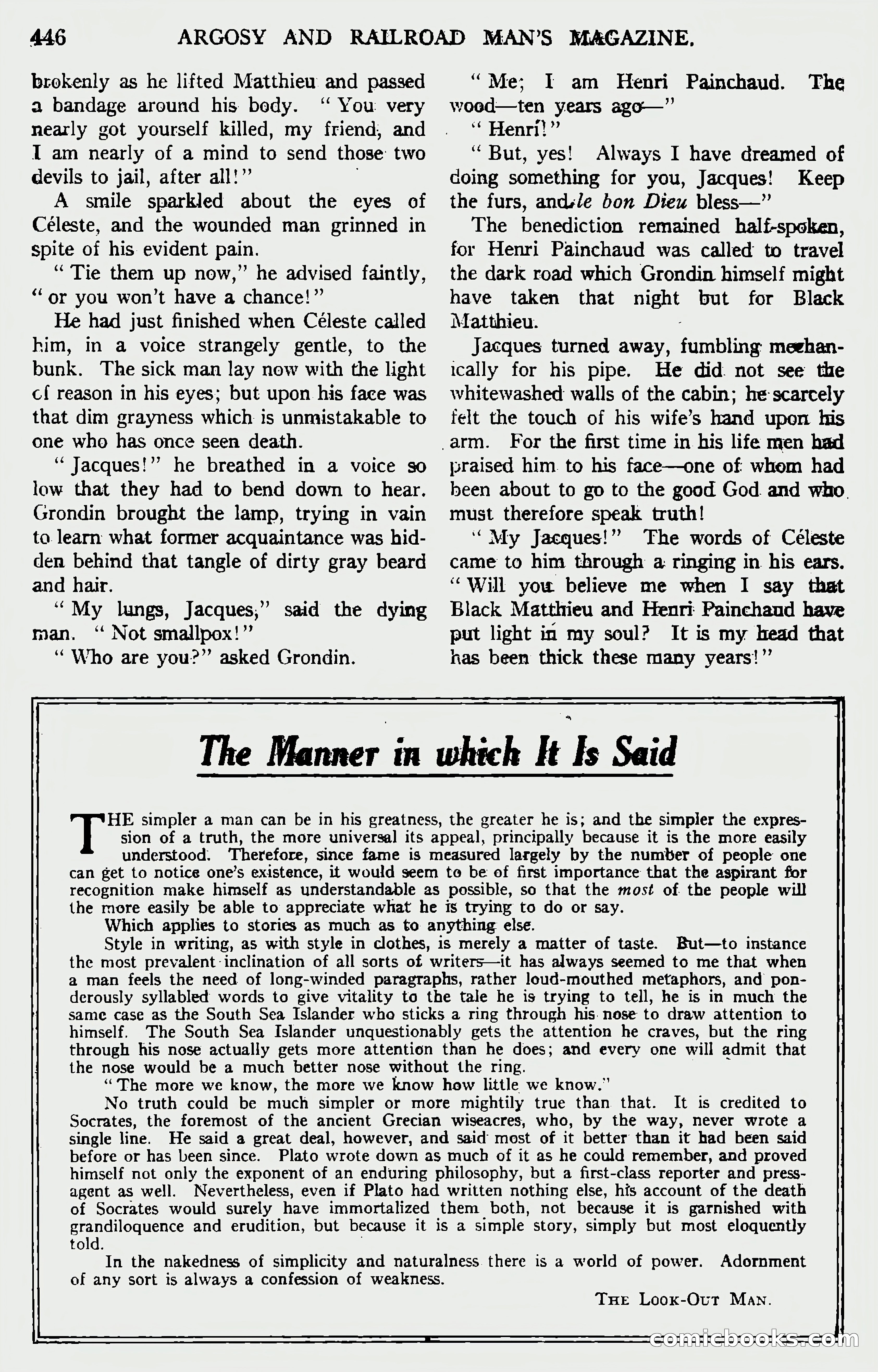 Argosy and Railroad Man's Magazine — page 104 of 196