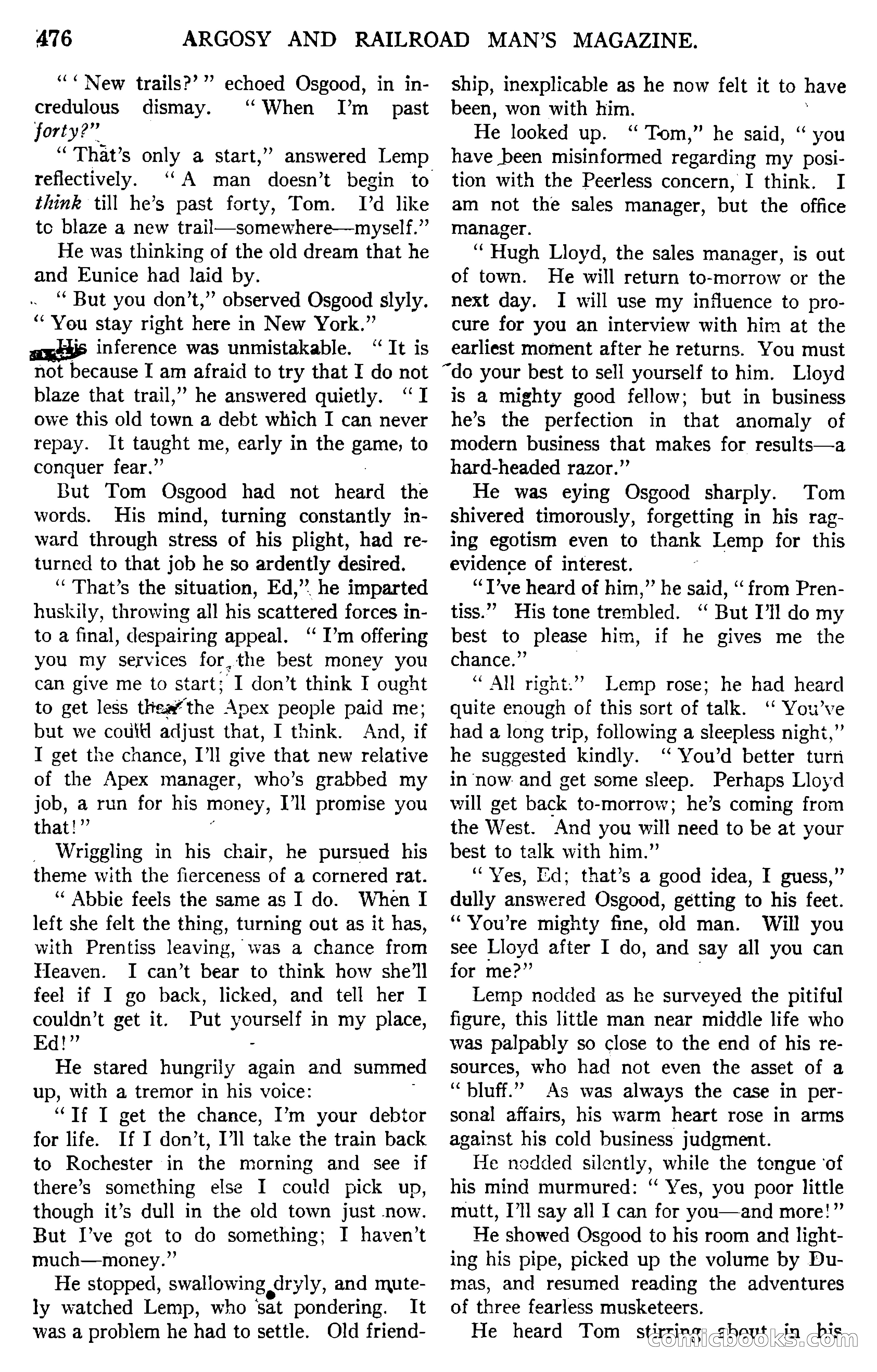 Argosy and Railroad Man's Magazine — page 134 of 196
