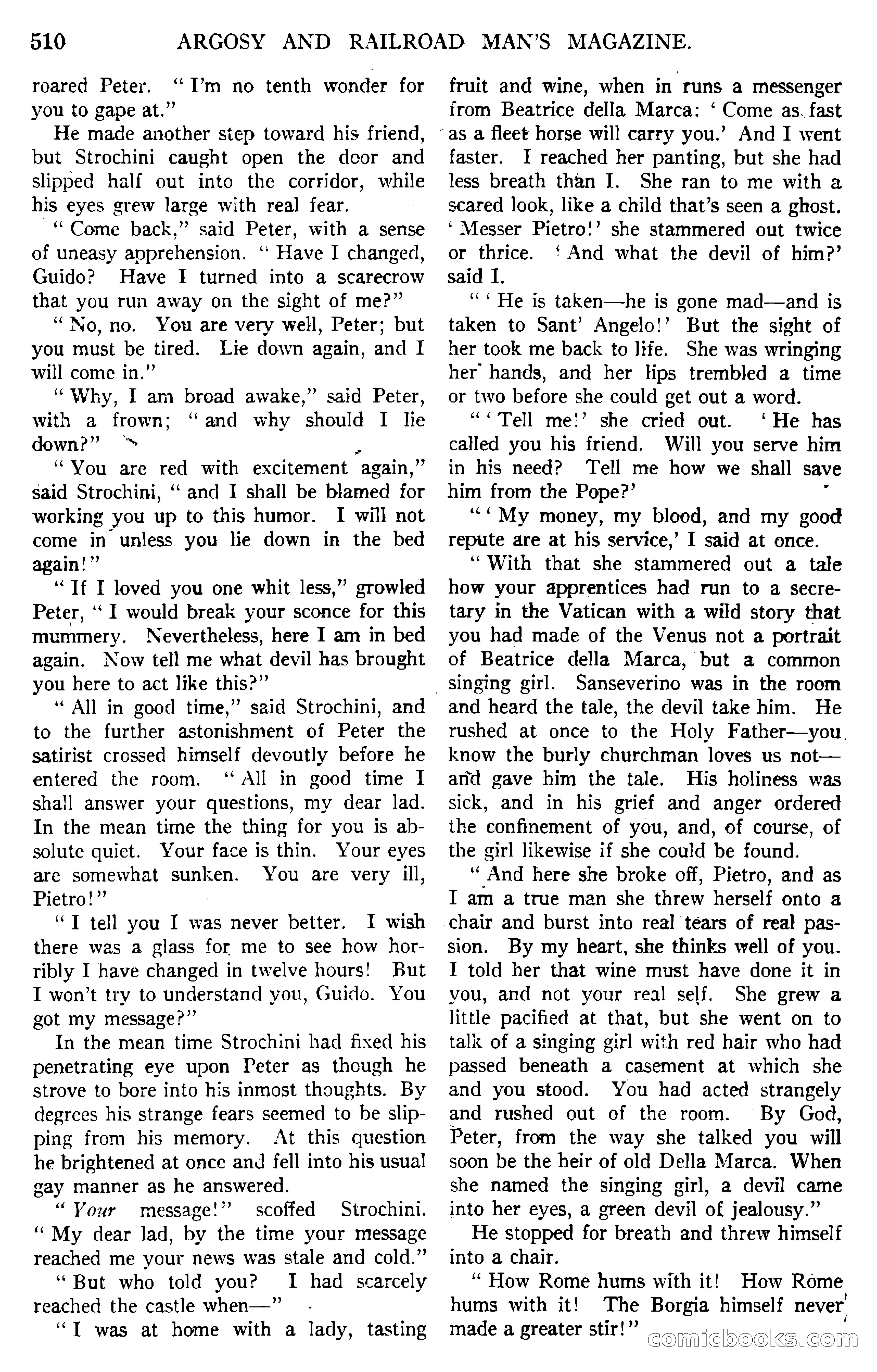 Argosy and Railroad Man's Magazine — page 168 of 196