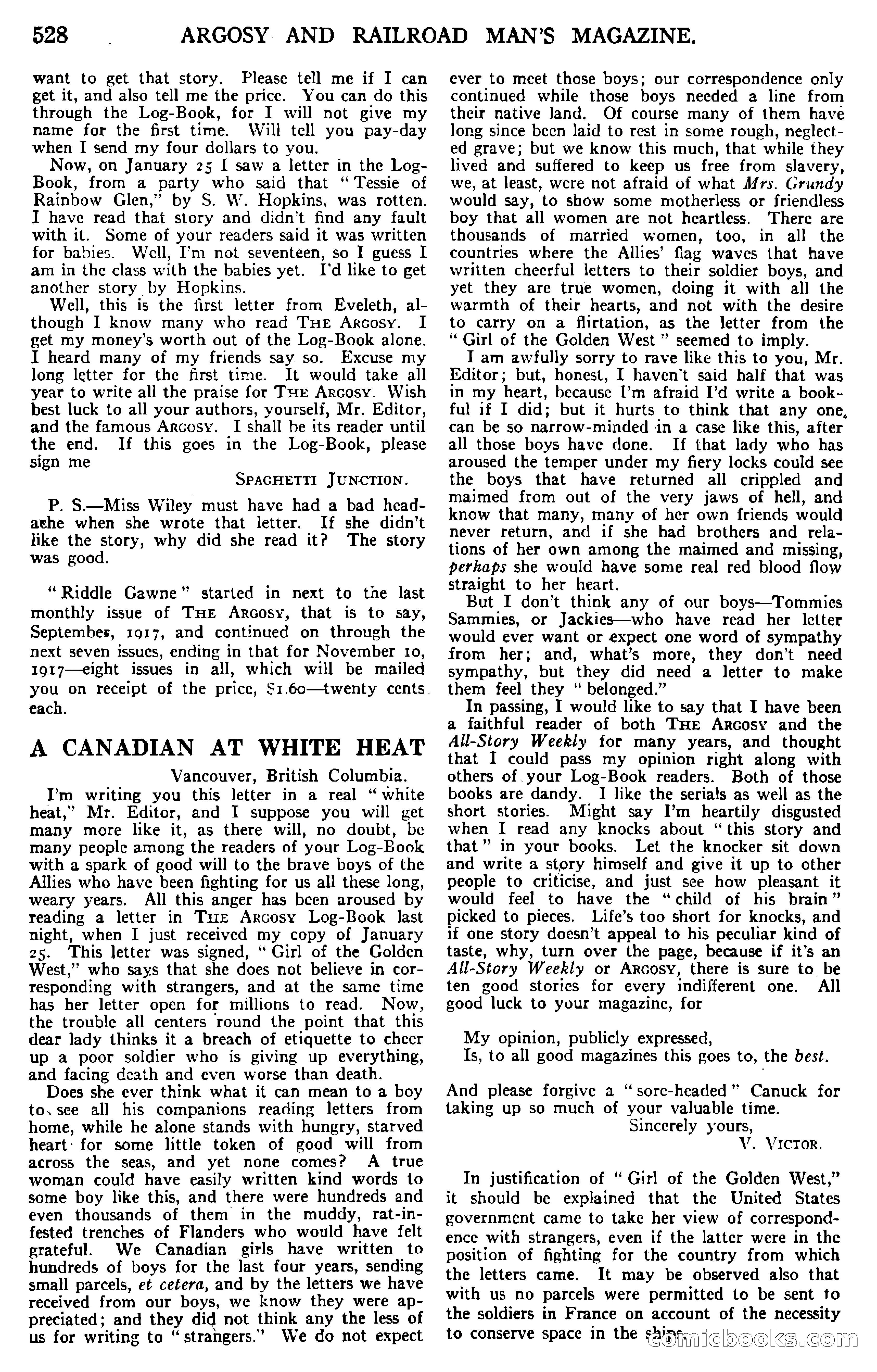Argosy and Railroad Man's Magazine — page 186 of 196