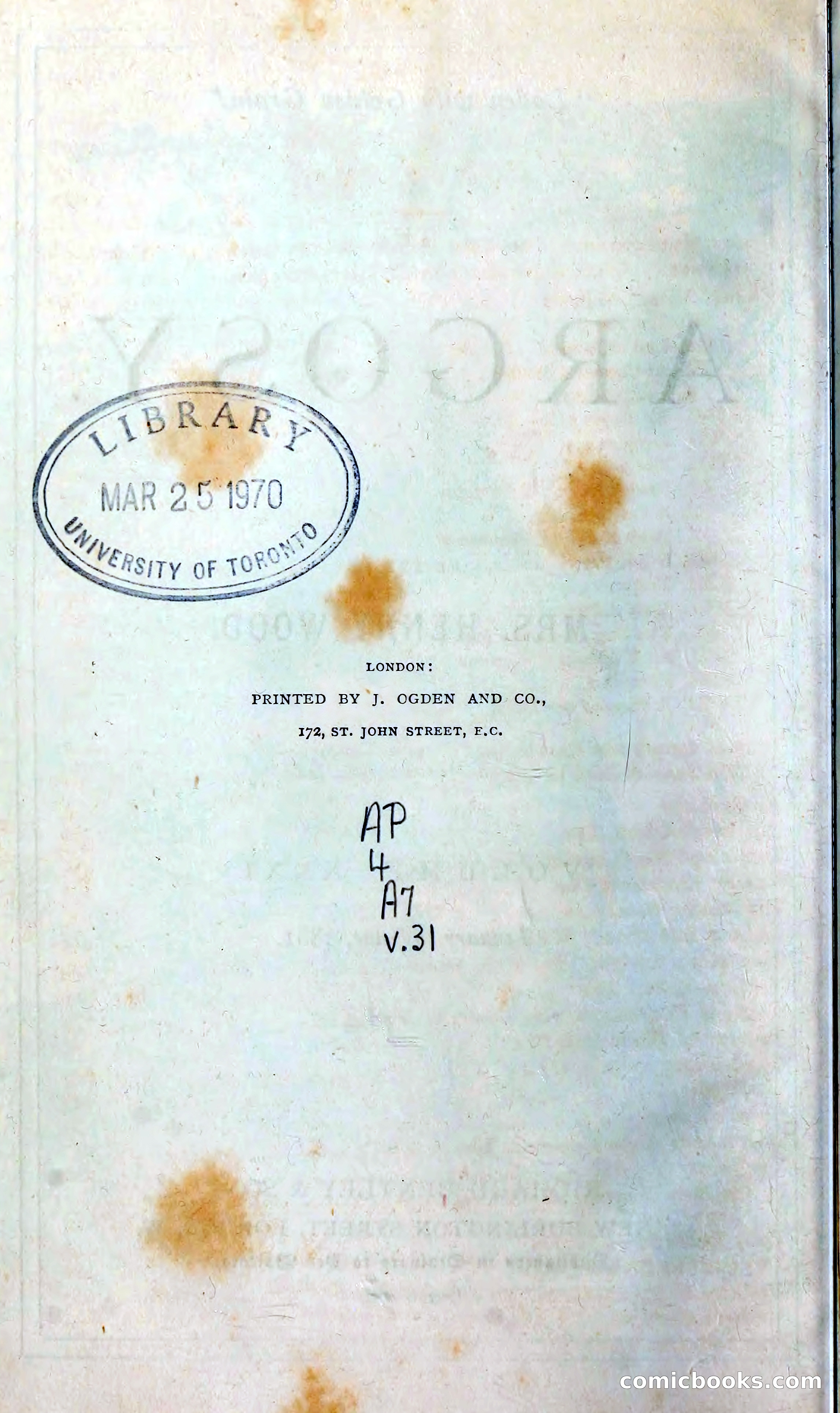 The Argosy — page 11 of 398