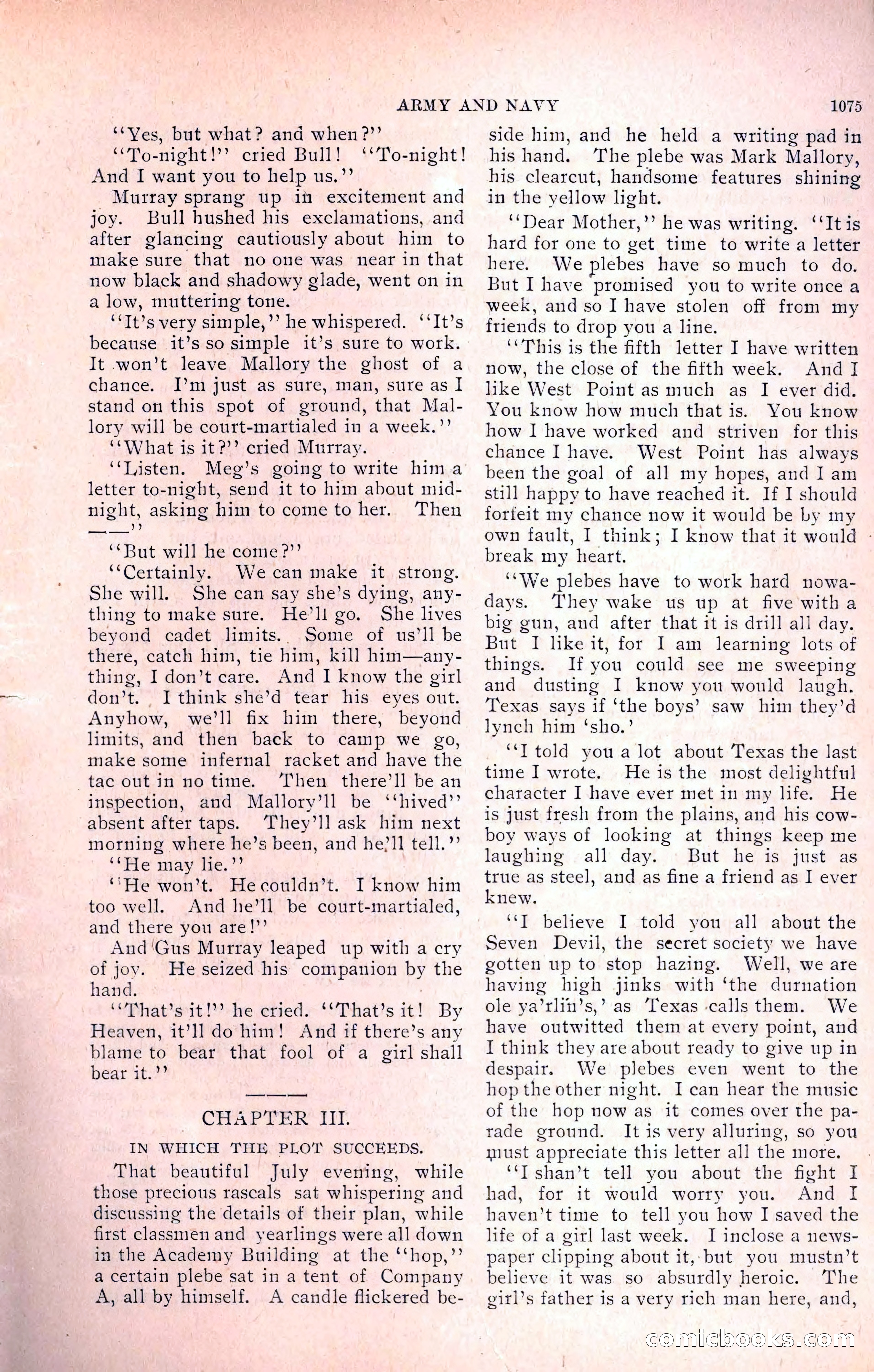 Army and Navy Weekly, Vol. 1, No. 23 — page 21 of 52