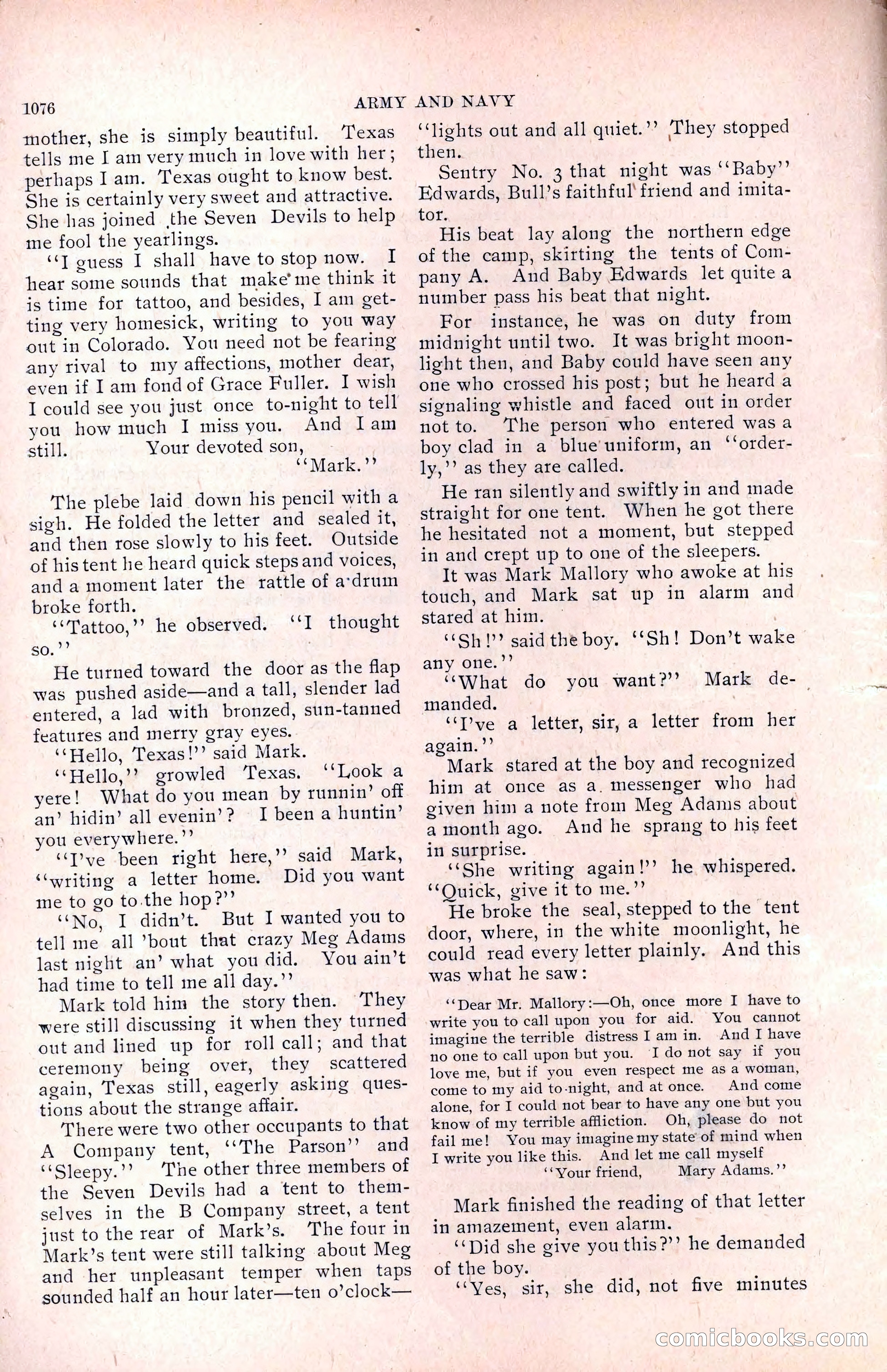 Army and Navy Weekly, Vol. 1, No. 23 — page 22 of 52