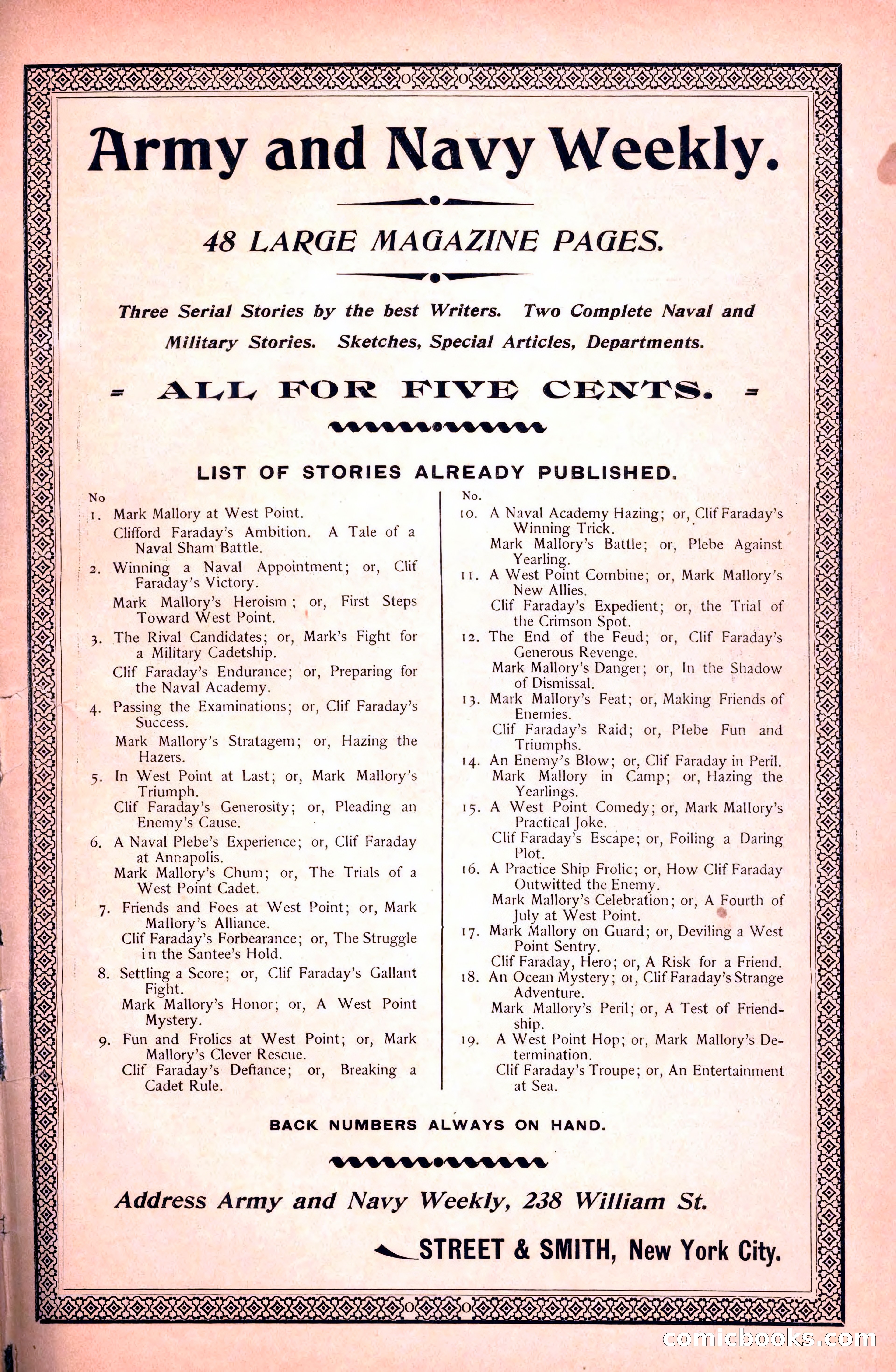 Army and Navy Weekly, Vol. 1, No. 23 — page 51 of 52