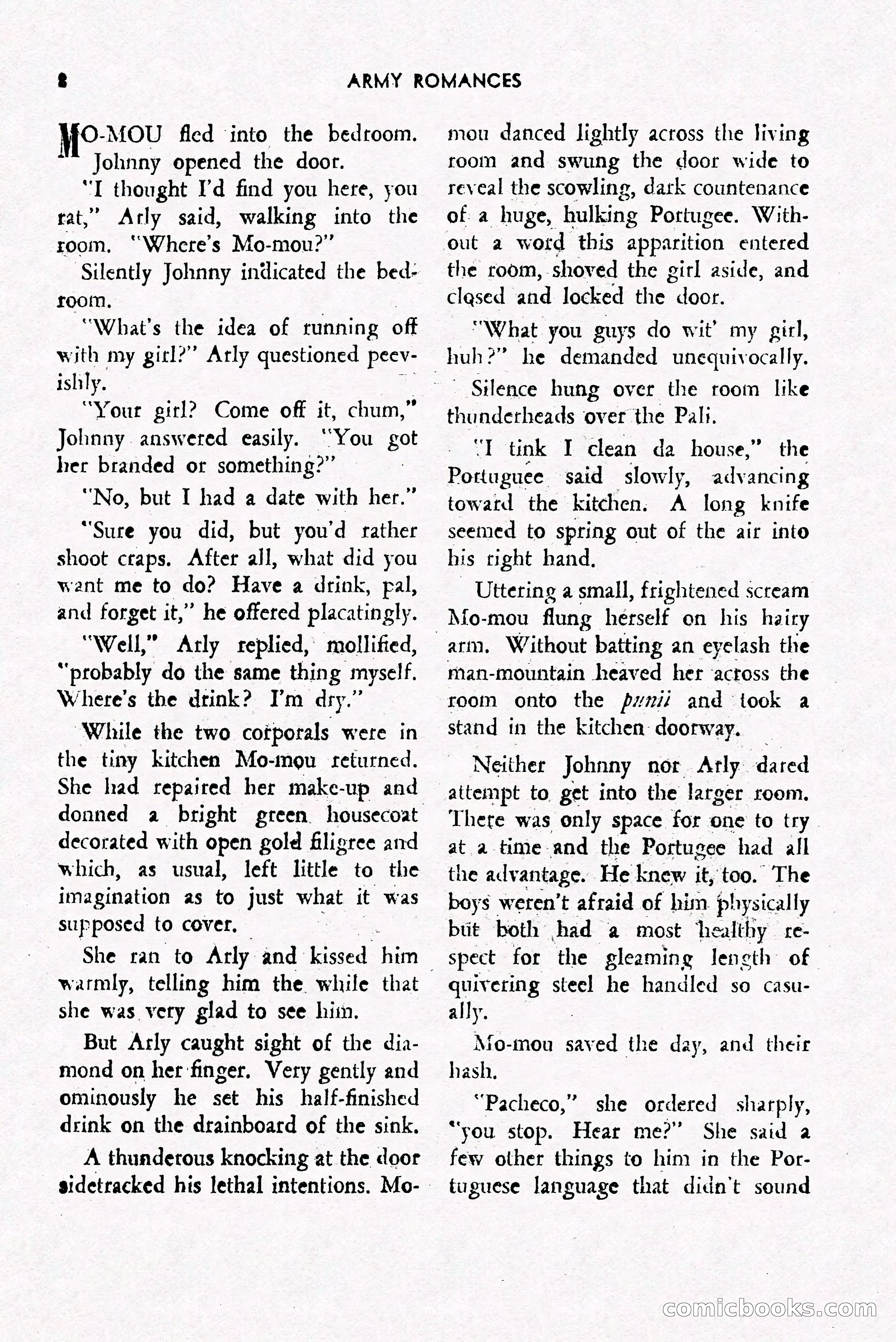 Army Romances, Spring 1946 — page 10 of 84
