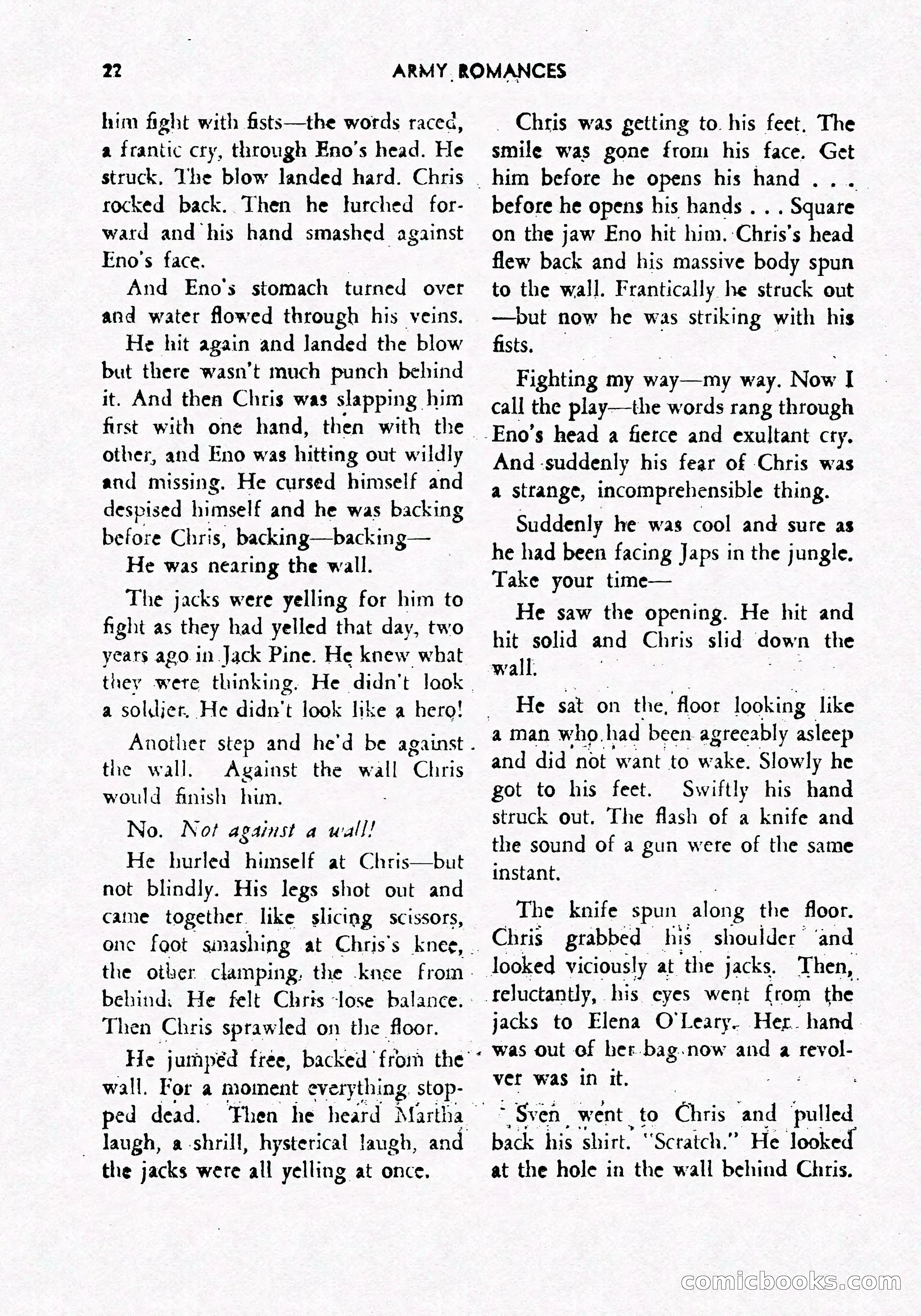 Army Romances, Spring 1946 — page 24 of 84