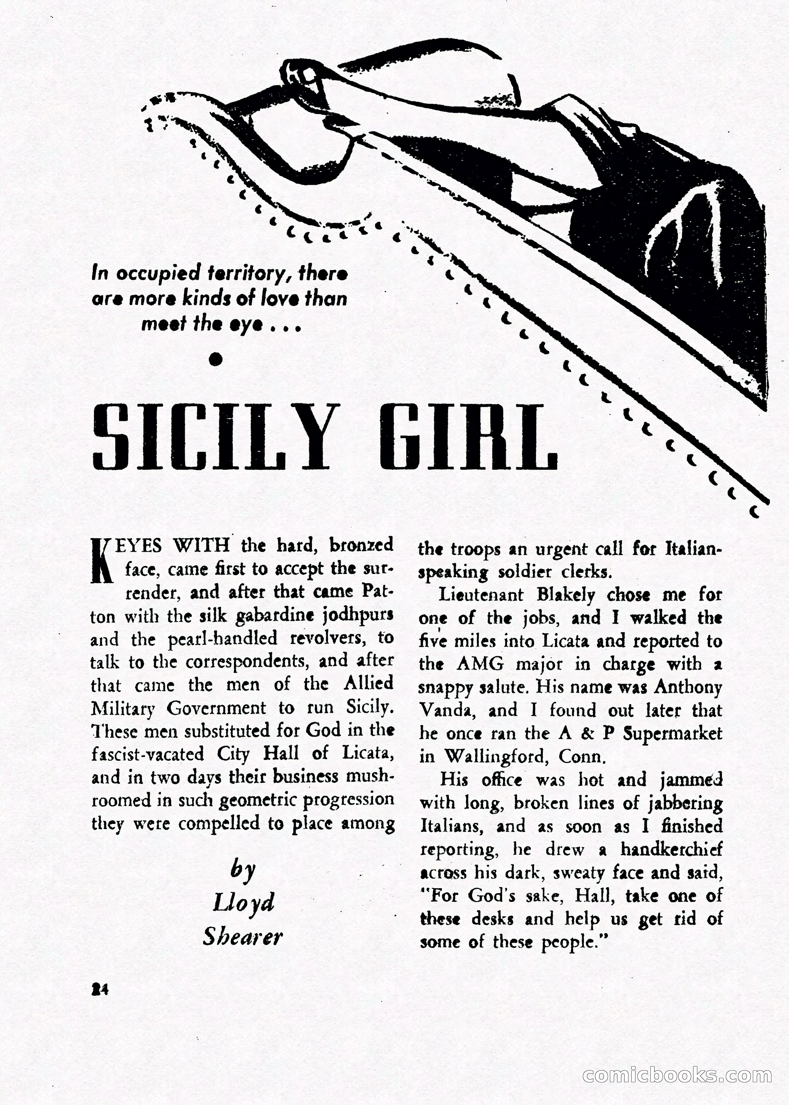 Army Romances, Spring 1946 — page 26 of 84