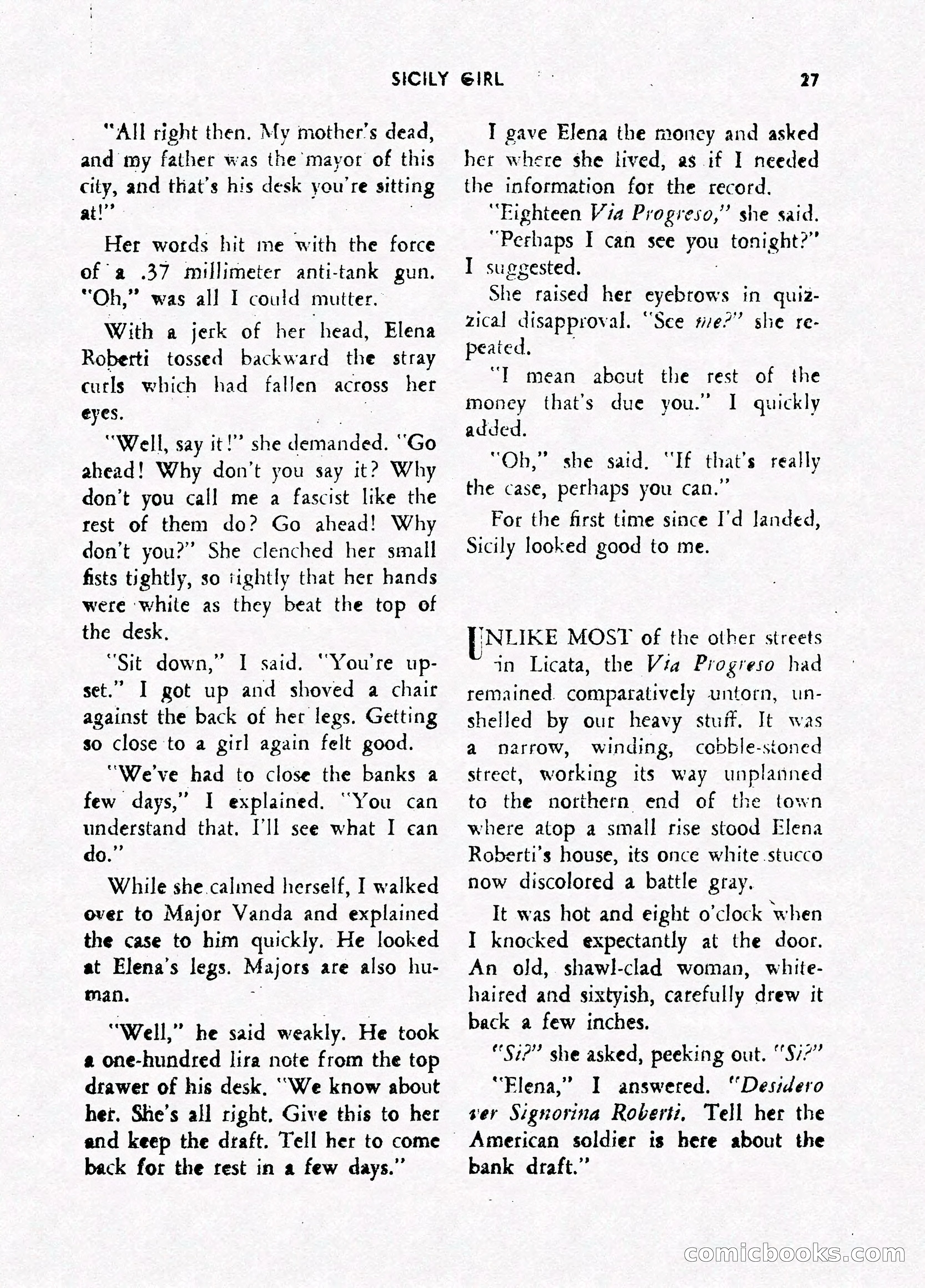 Army Romances, Spring 1946 — page 29 of 84