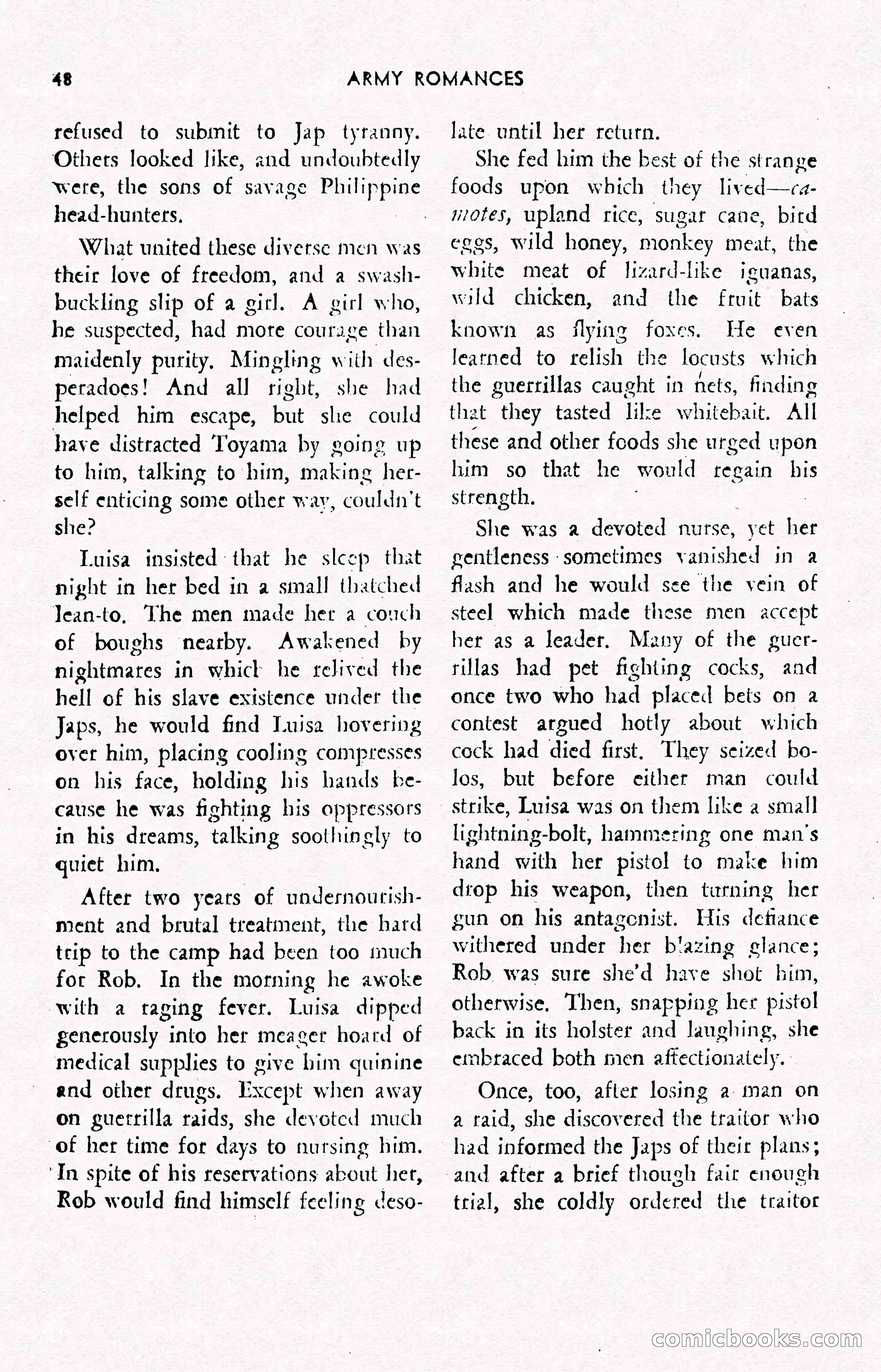 Army Romances, Spring 1946 — page 50 of 84