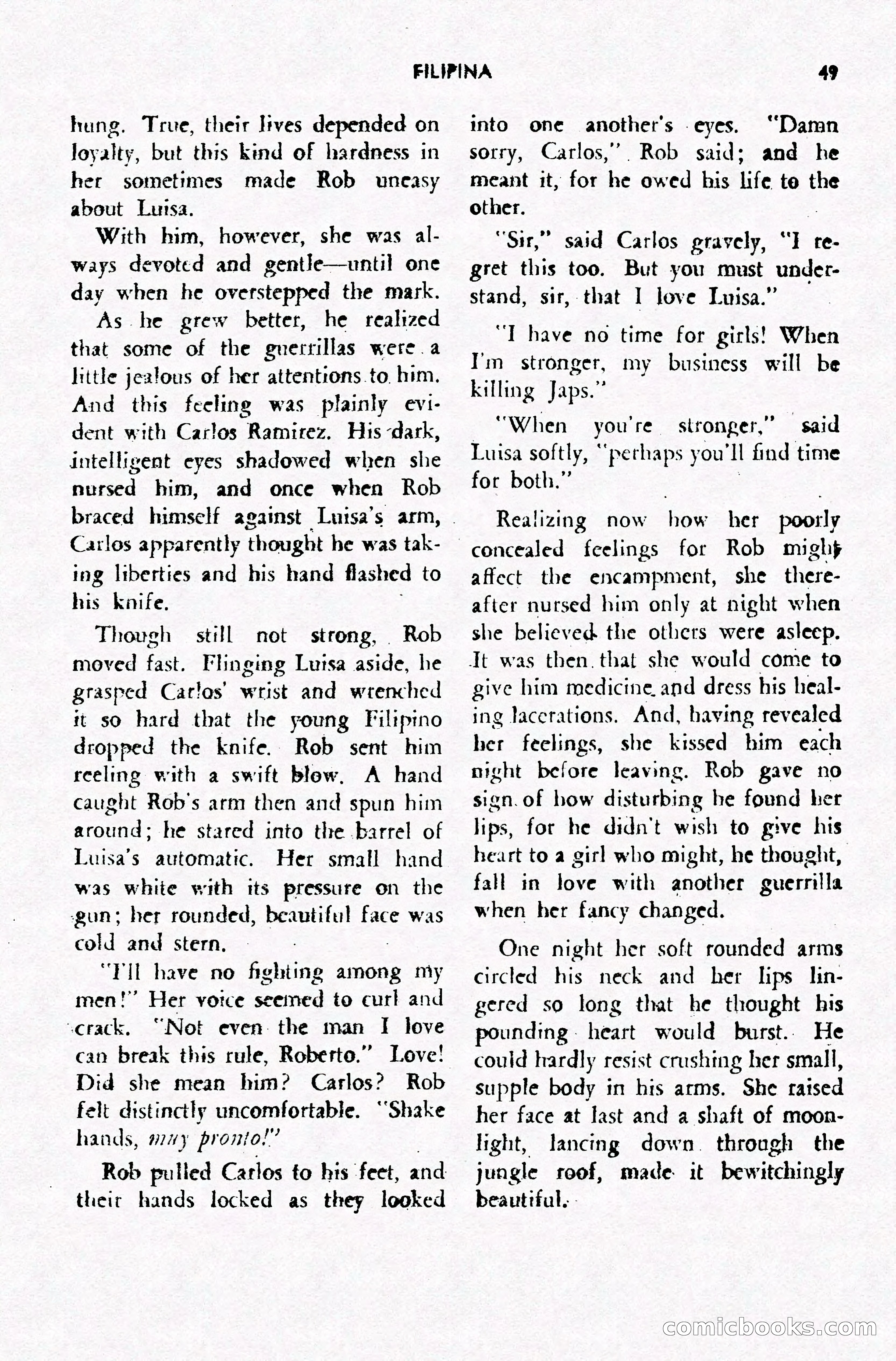 Army Romances, Spring 1946 — page 51 of 84