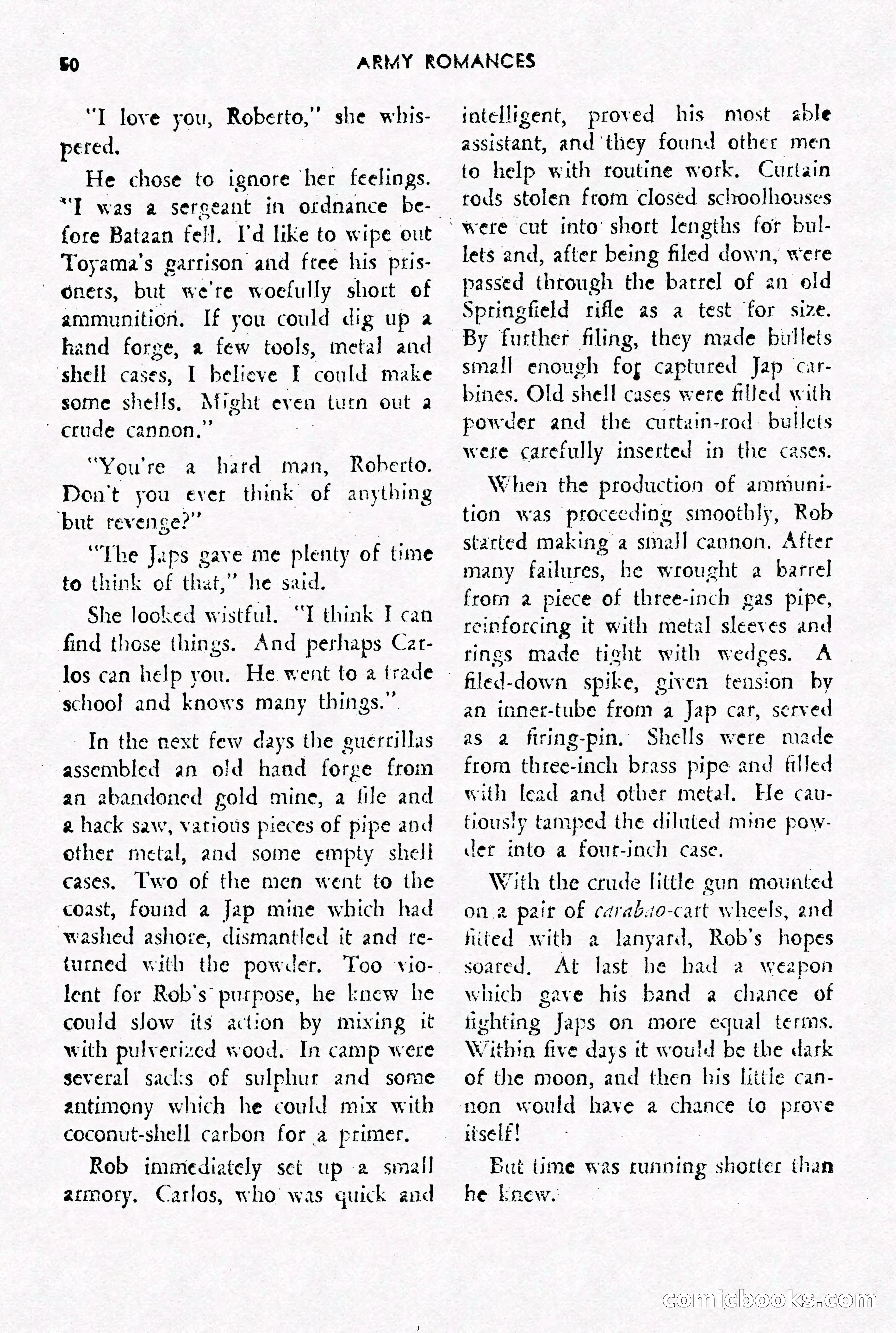 Army Romances, Spring 1946 — page 52 of 84