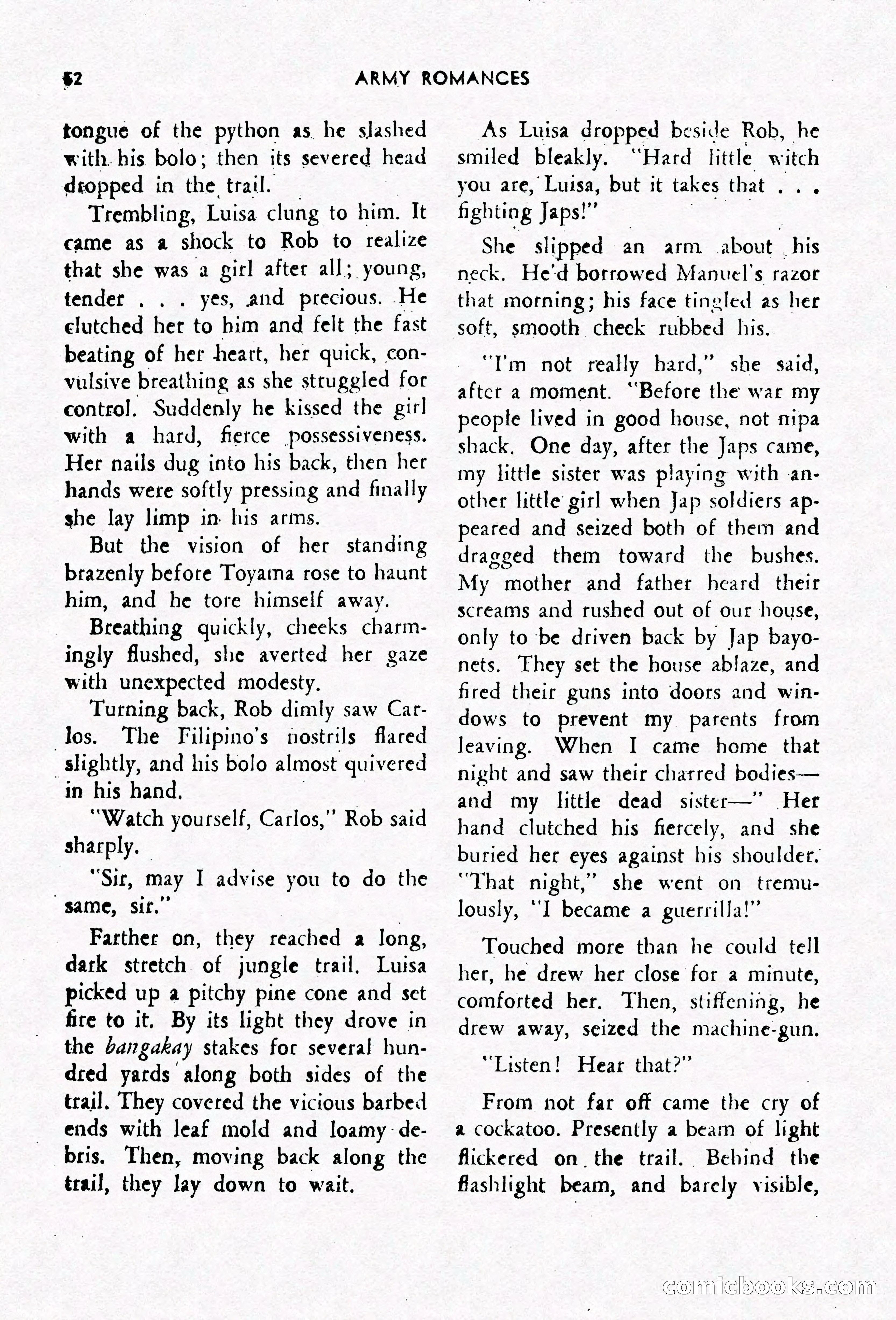 Army Romances, Spring 1946 — page 54 of 84