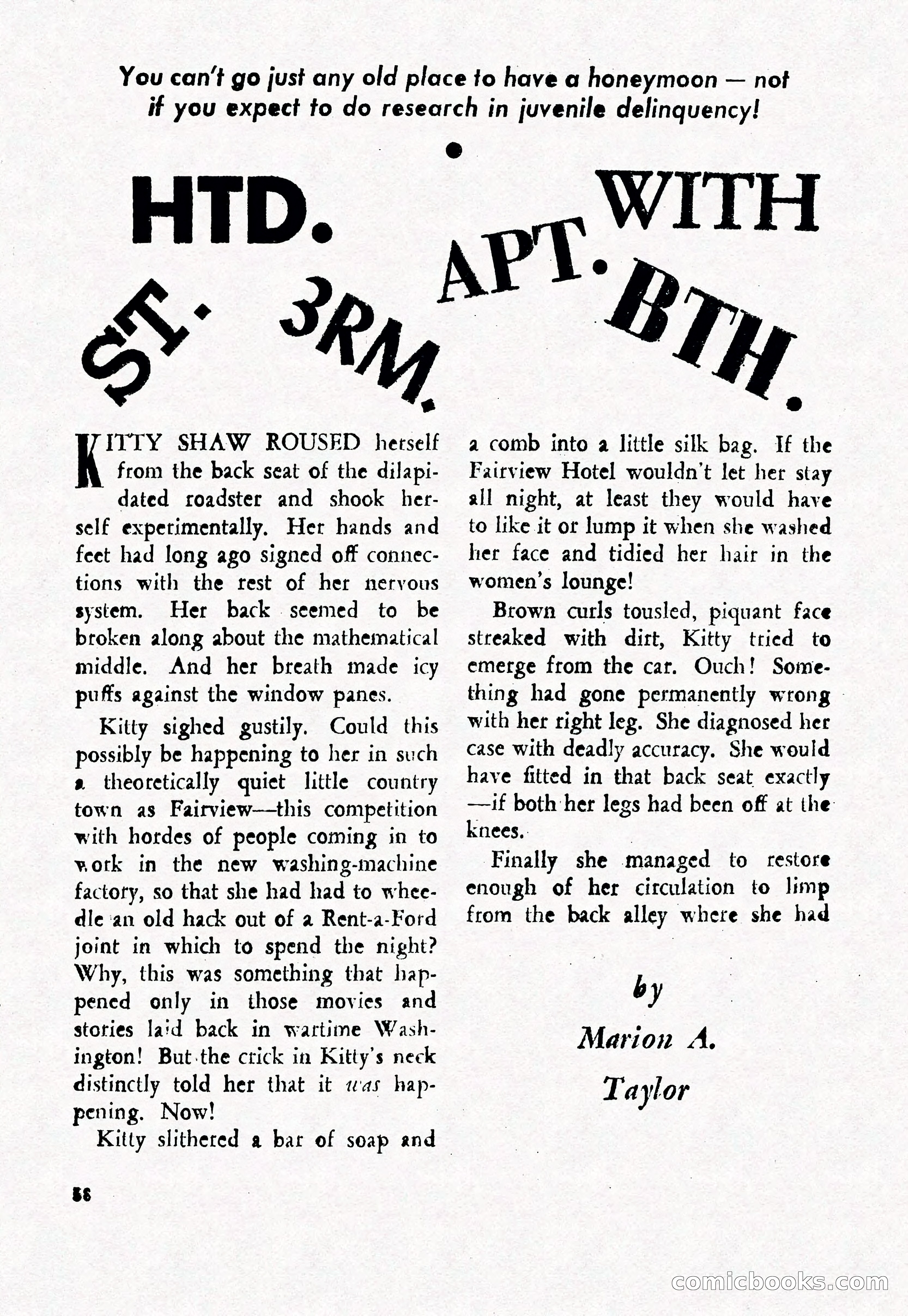Army Romances, Spring 1946 — page 60 of 84
