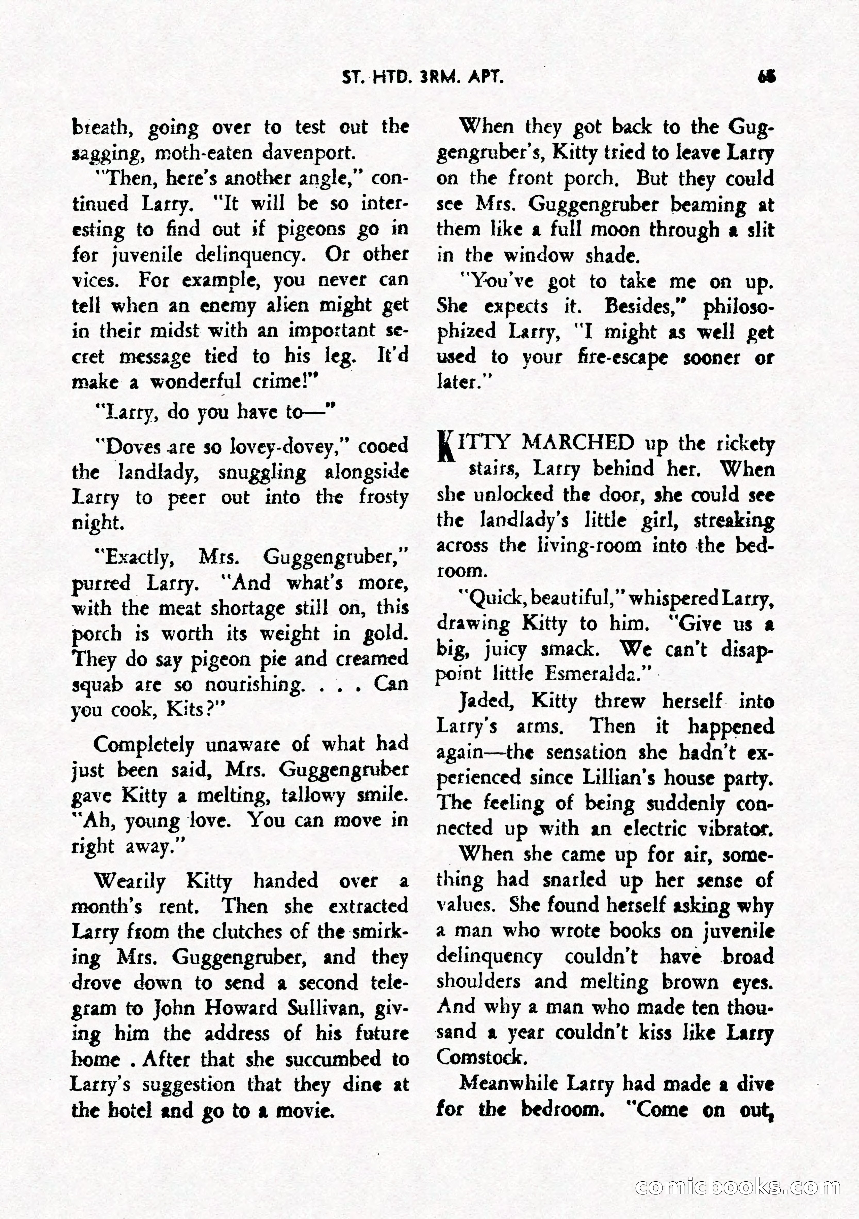 Army Romances, Spring 1946 — page 67 of 84