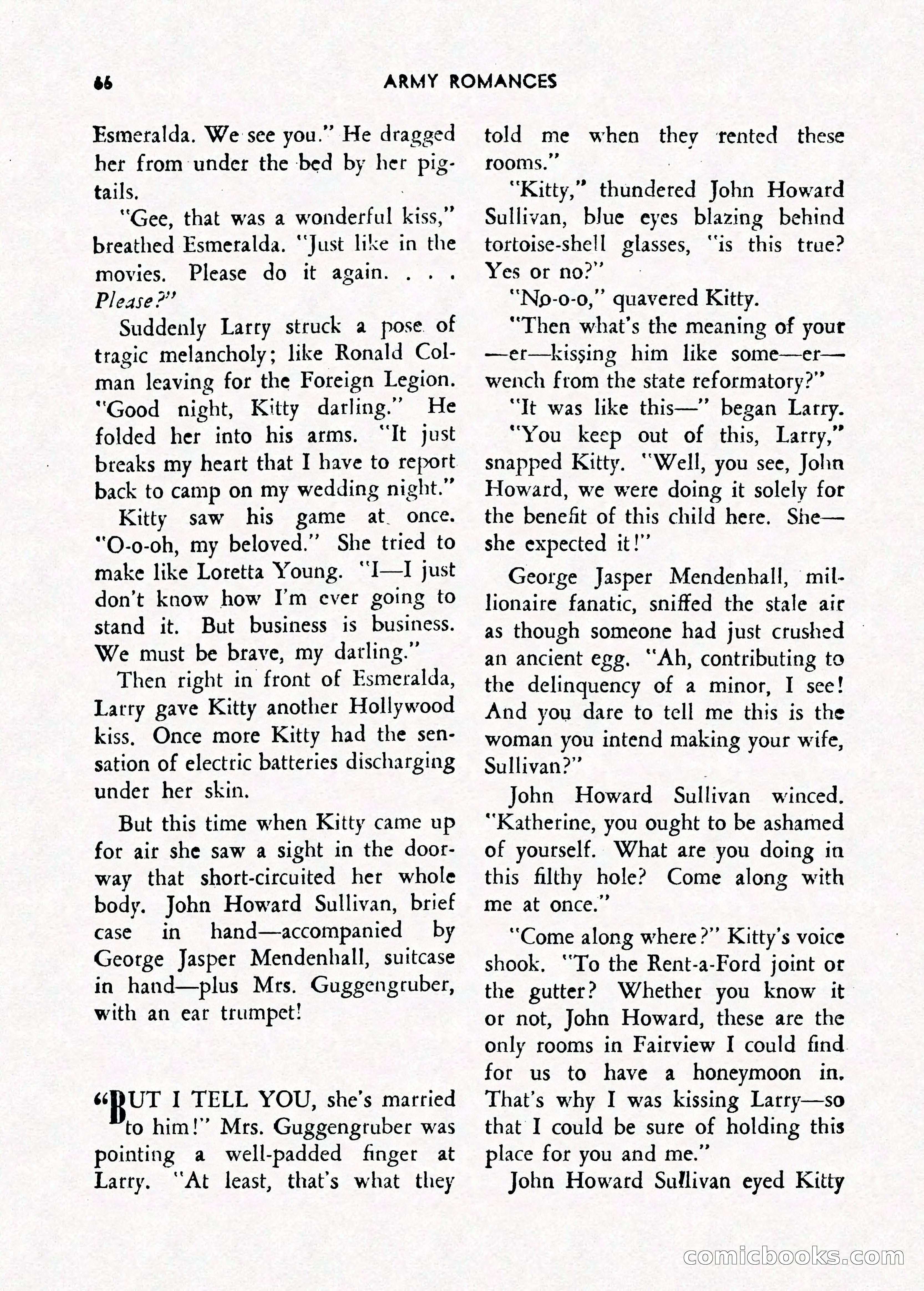 Army Romances, Spring 1946 — page 68 of 84