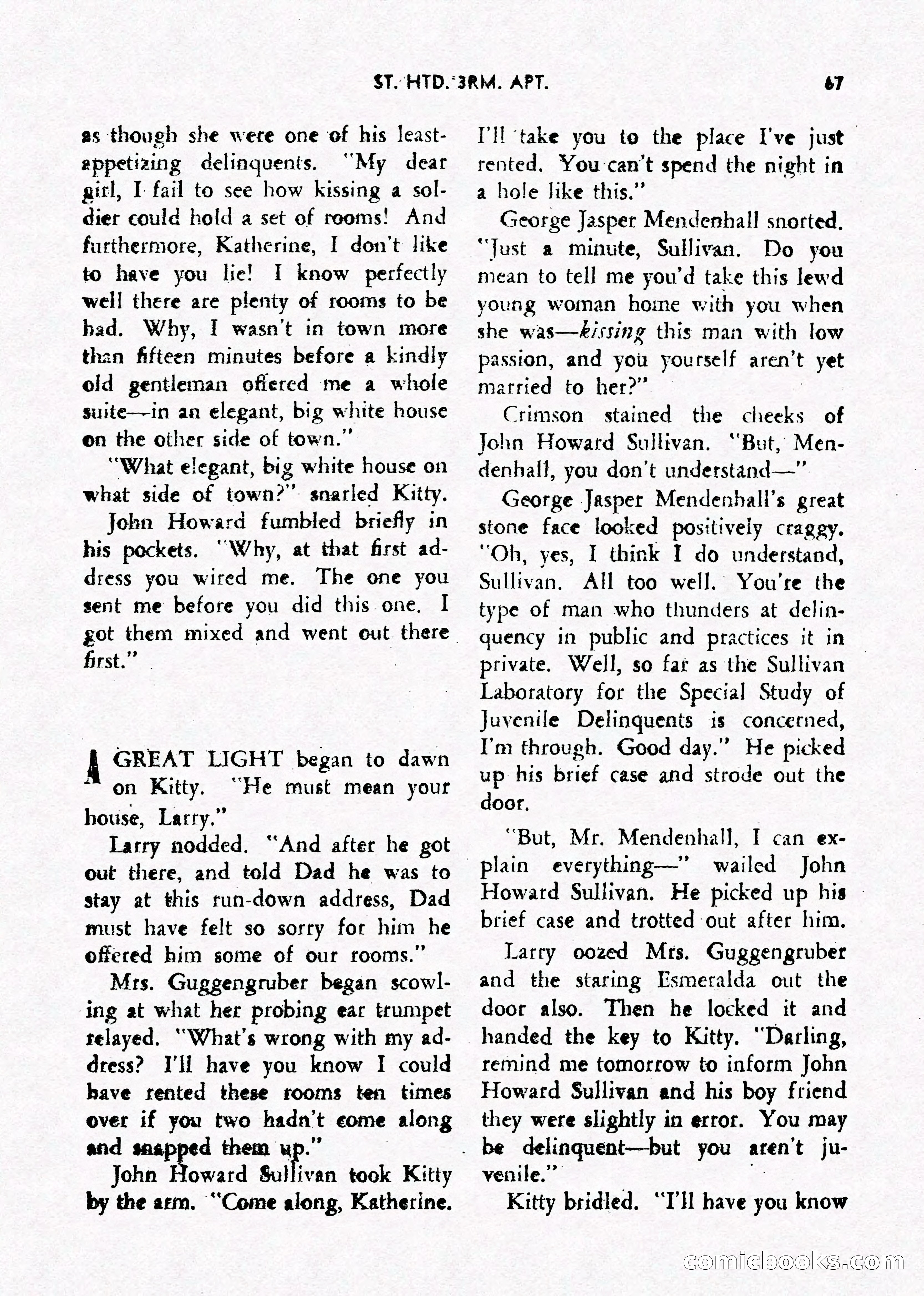 Army Romances, Spring 1946 — page 69 of 84