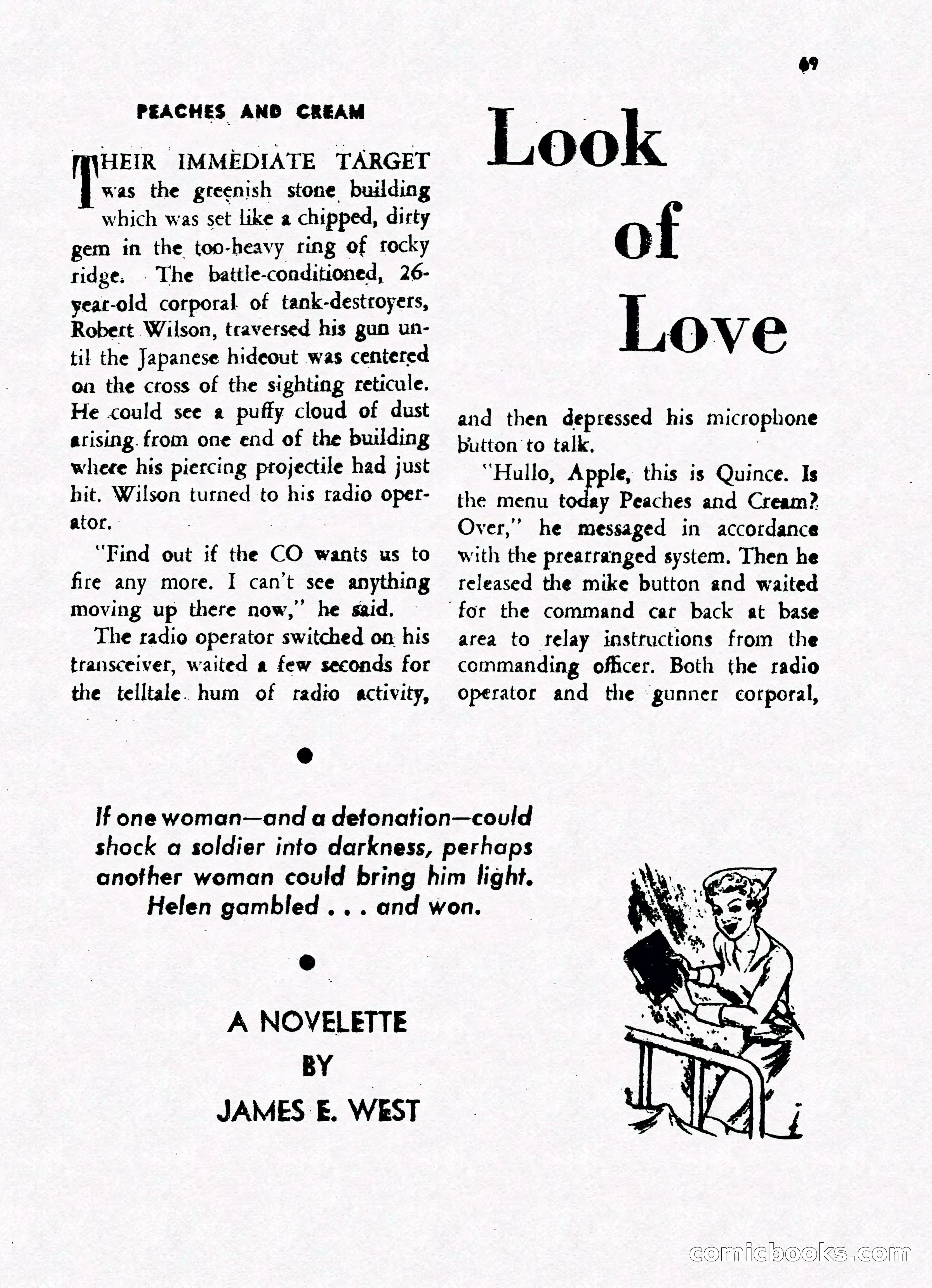 Army Romances, Spring 1946 — page 71 of 84