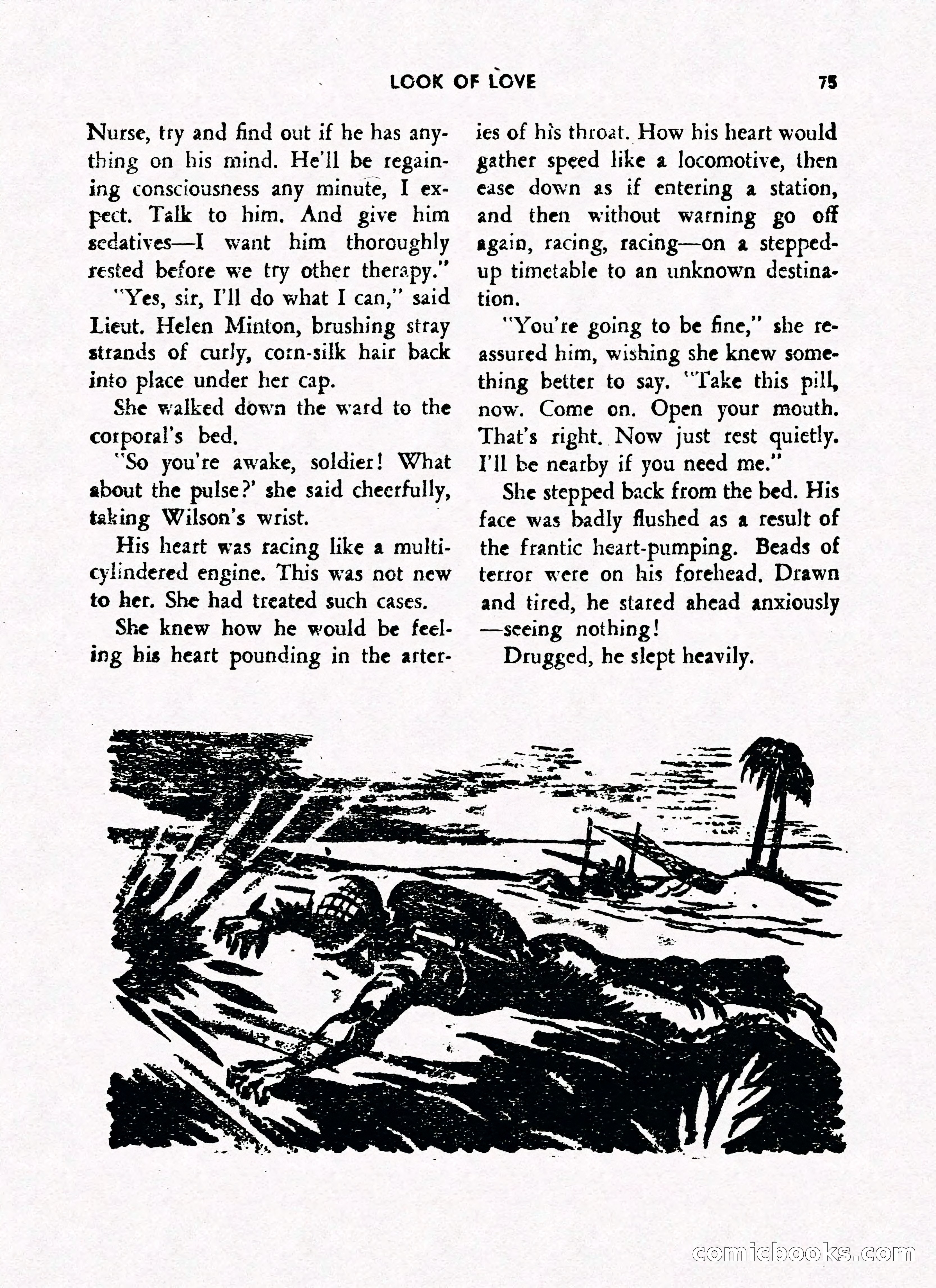 Army Romances, Spring 1946 — page 77 of 84