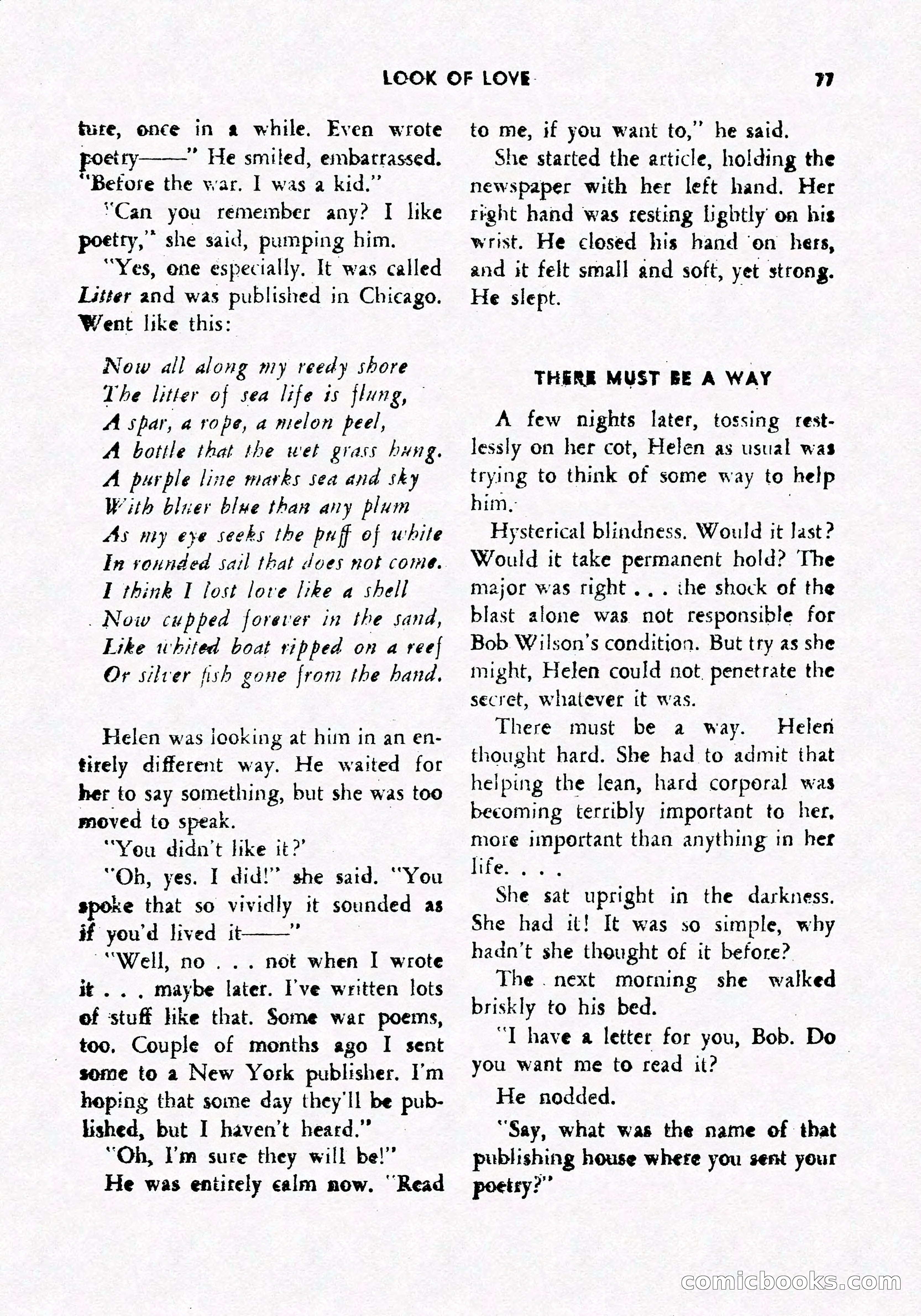 Army Romances, Spring 1946 — page 79 of 84
