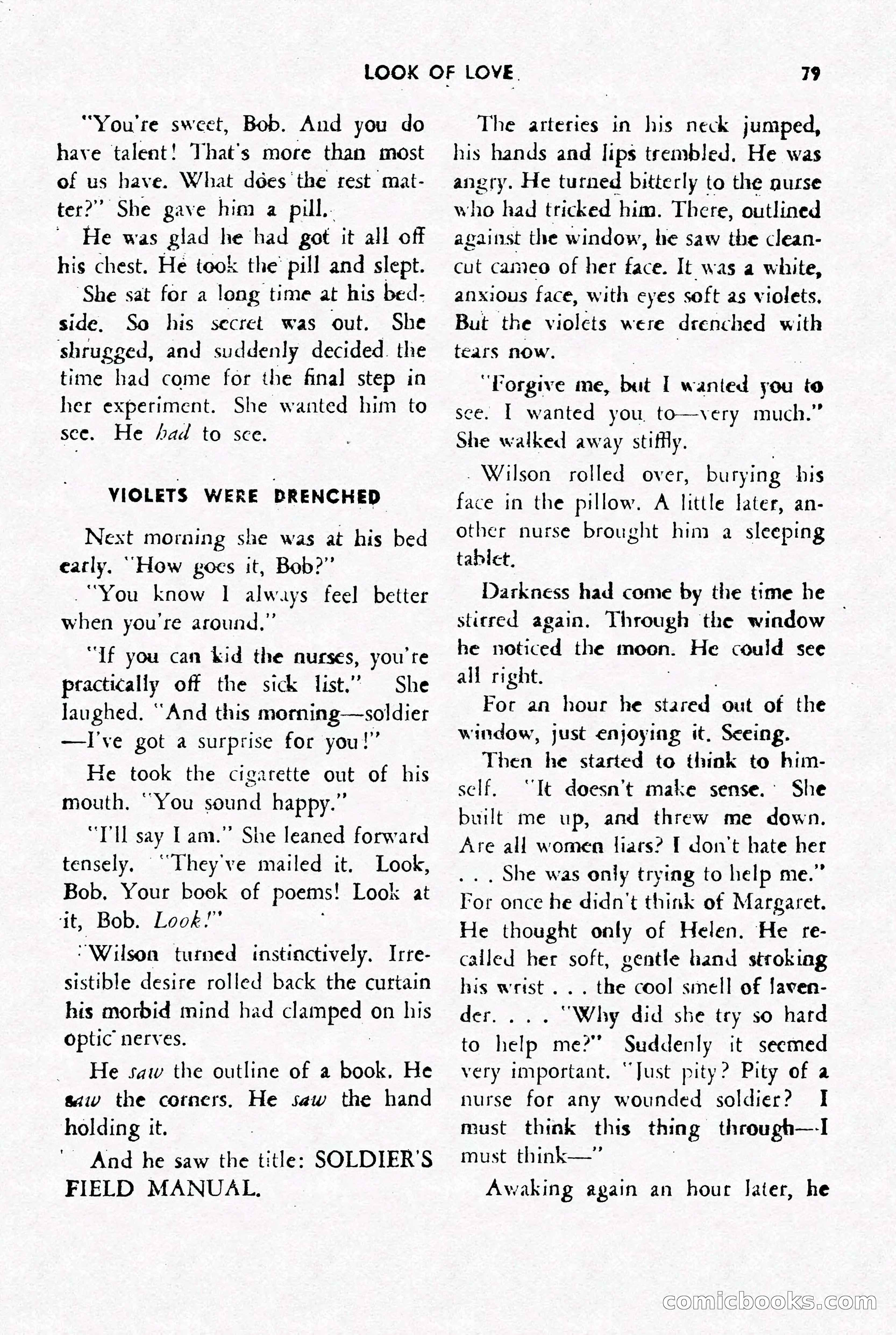 Army Romances, Spring 1946 — page 81 of 84