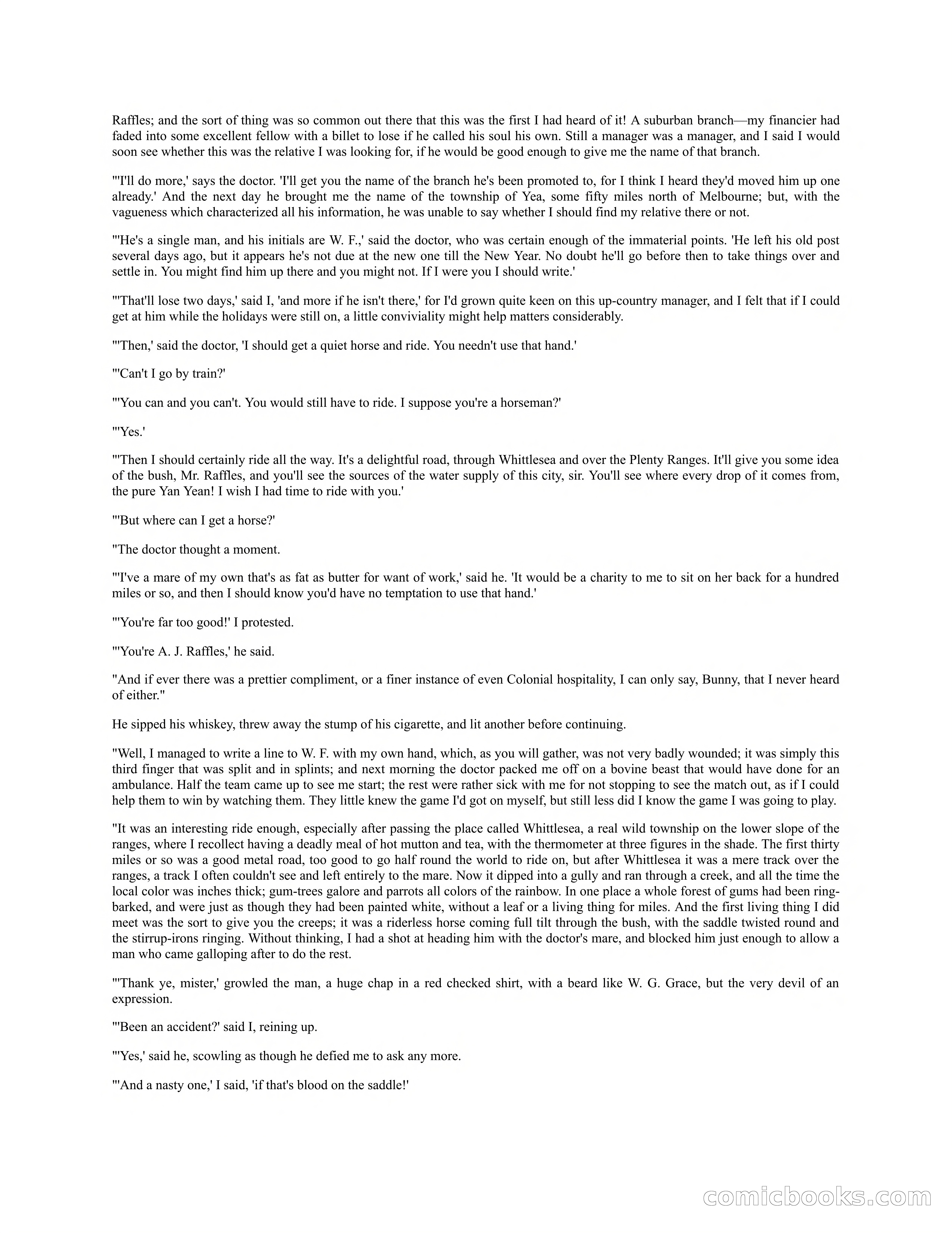 Arthur J. Raffles — page 2 of 290